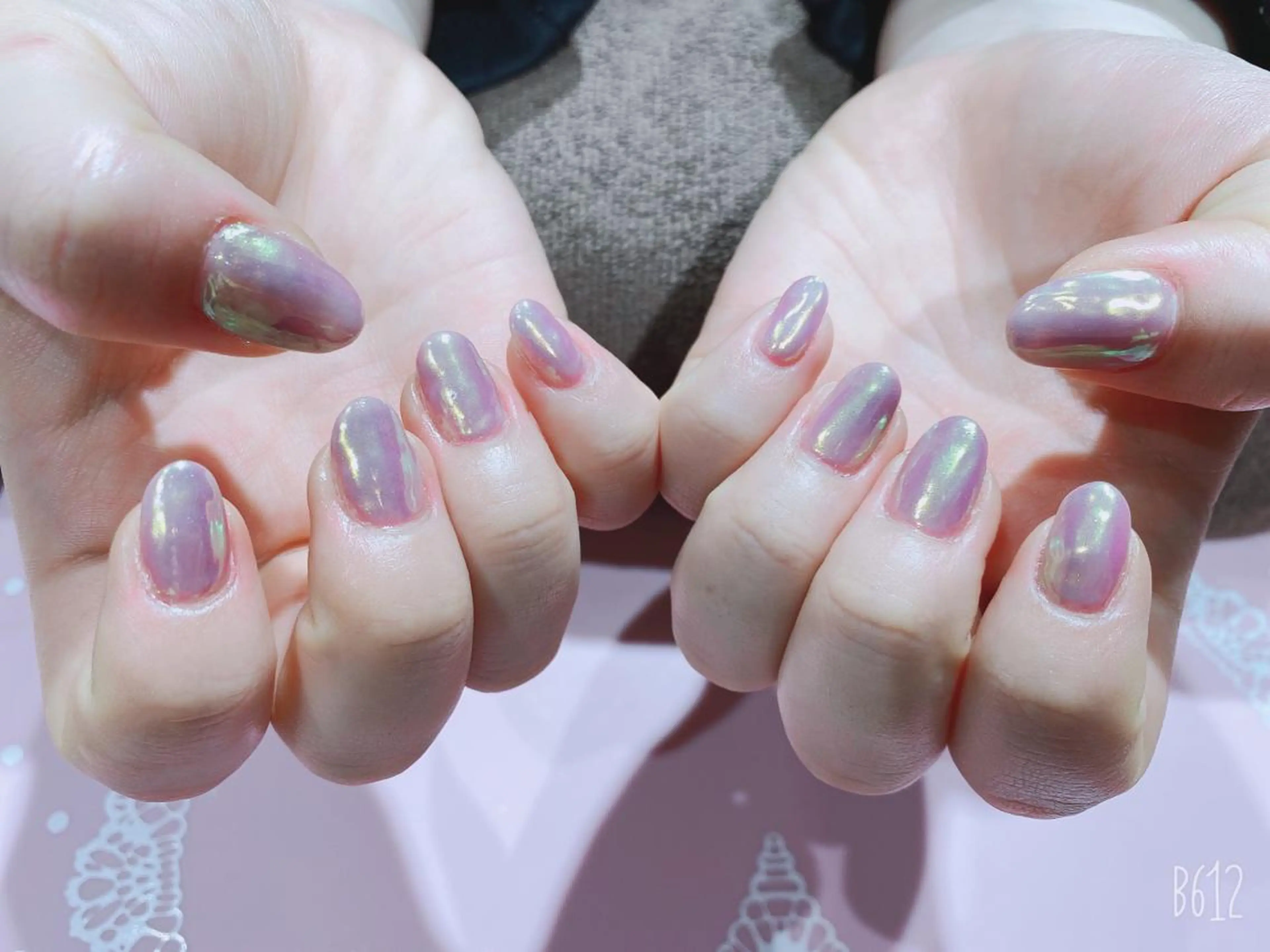 ネイル オーロラネイル VIST☆ ｍａｍｉのネイルデザイン