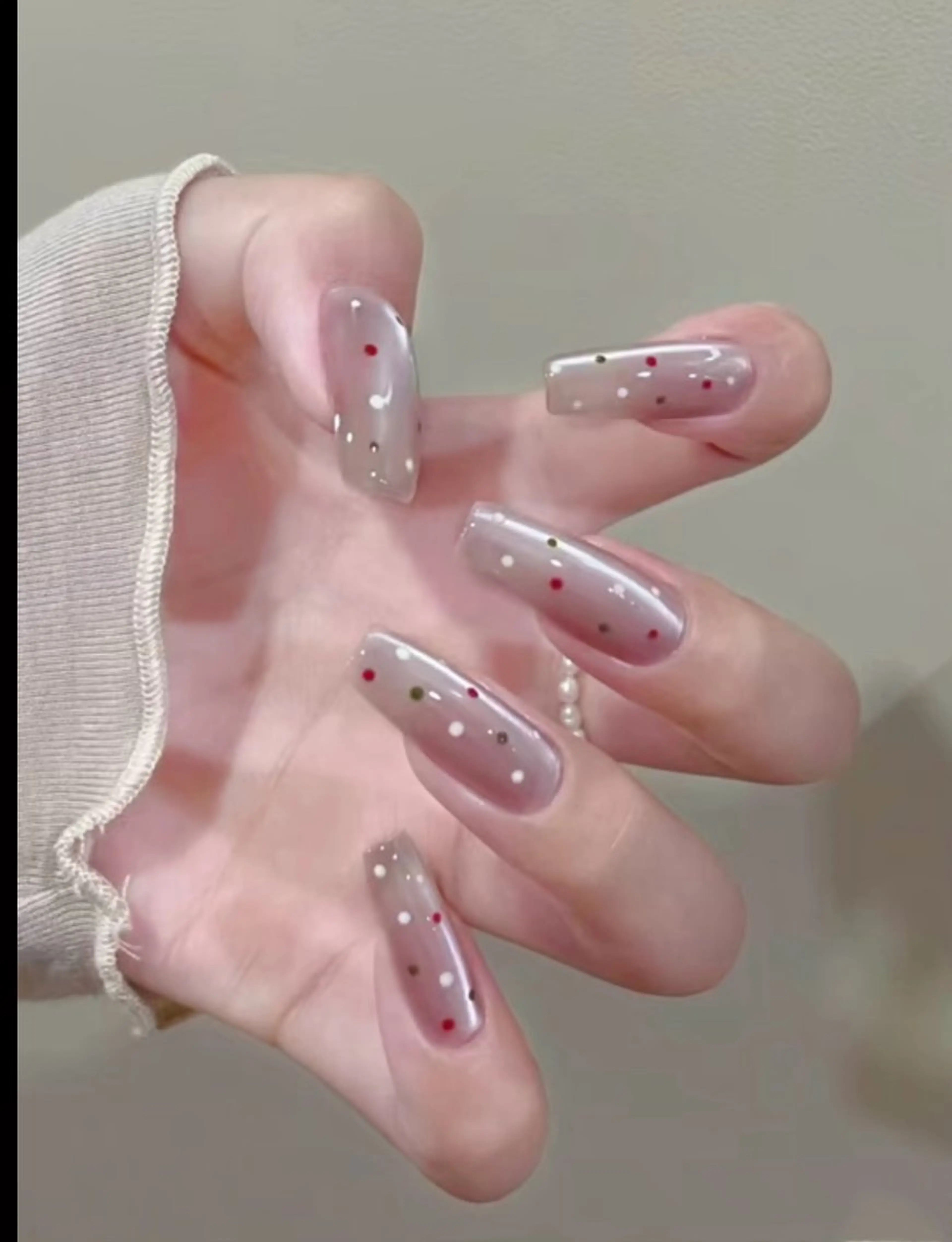 ネイル チークネイル 長さ出し フレンチネイル ガーリー 韓国ネイル sun nail池袋 モデル募集のネイルデザイン