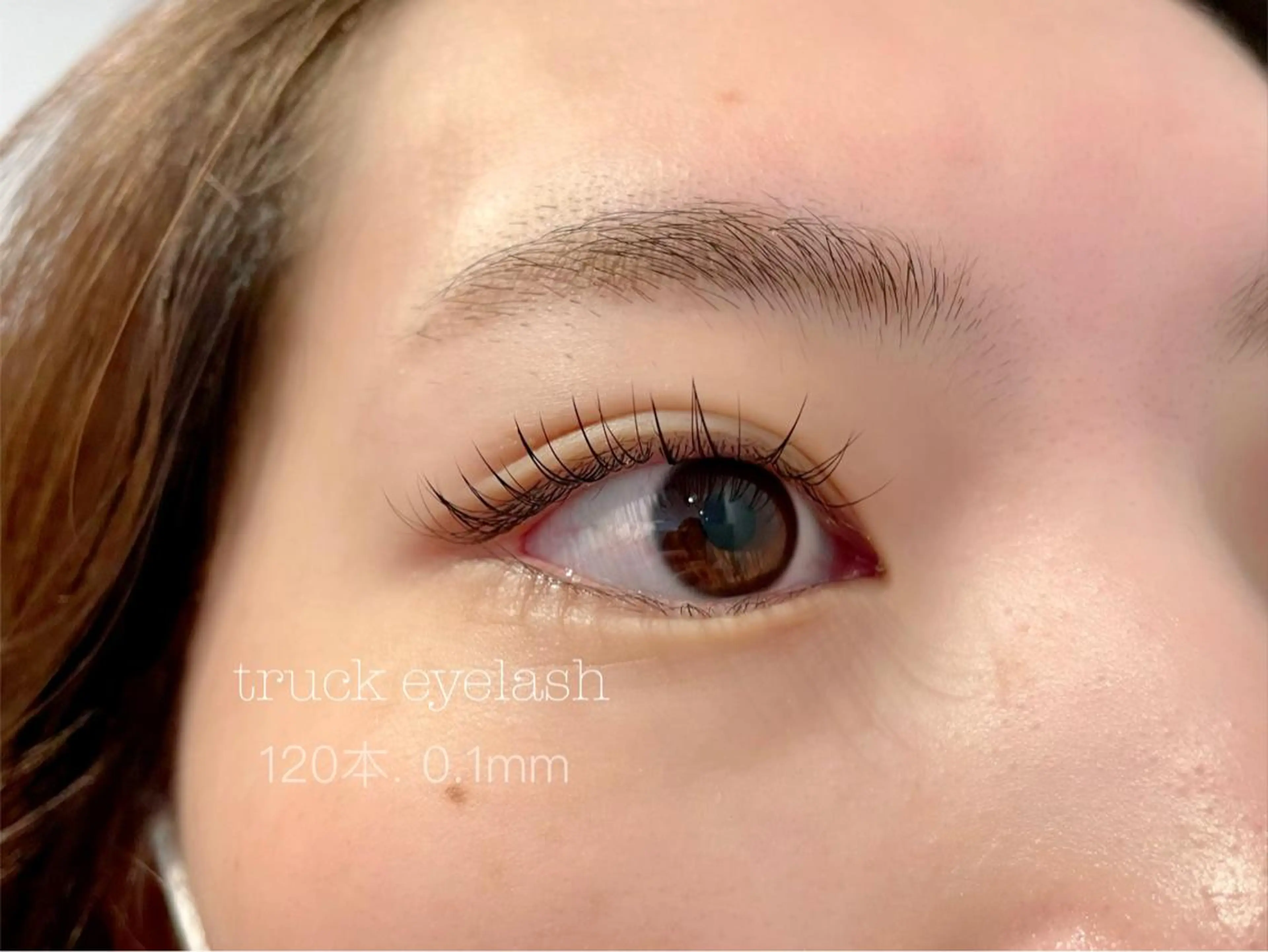 マツエク・マツパ フラットラッシュ truck阿倍野所属・truck 渡邊 侑季の眉毛・アイブロウイメージ