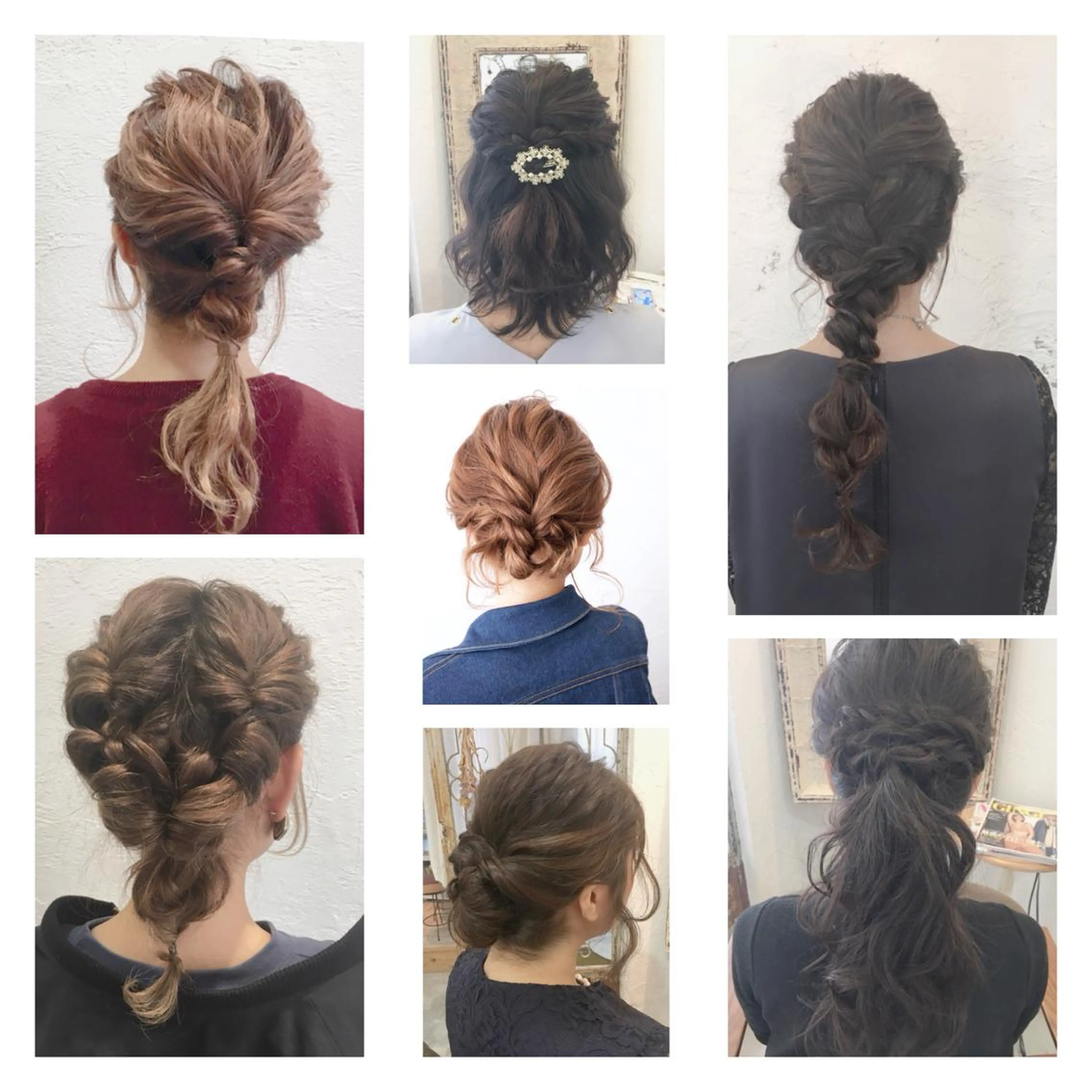 ヘアアレンジ ハーフアップ 結婚式・ブライダル fio マナミのヘアスタイル