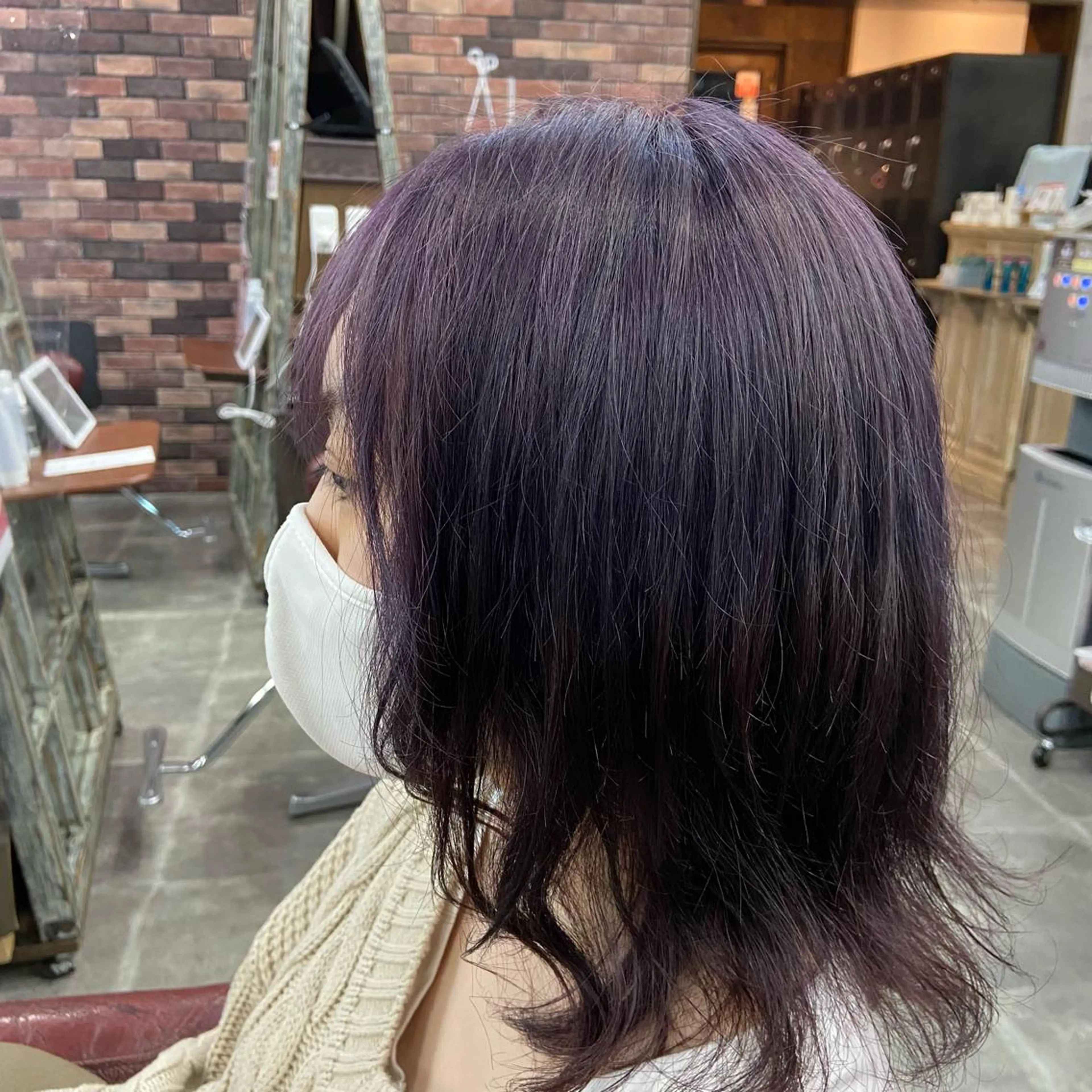 ミディアム カラー 全店No.1🏆✨ 💐深江裕稀💐のヘアスタイル