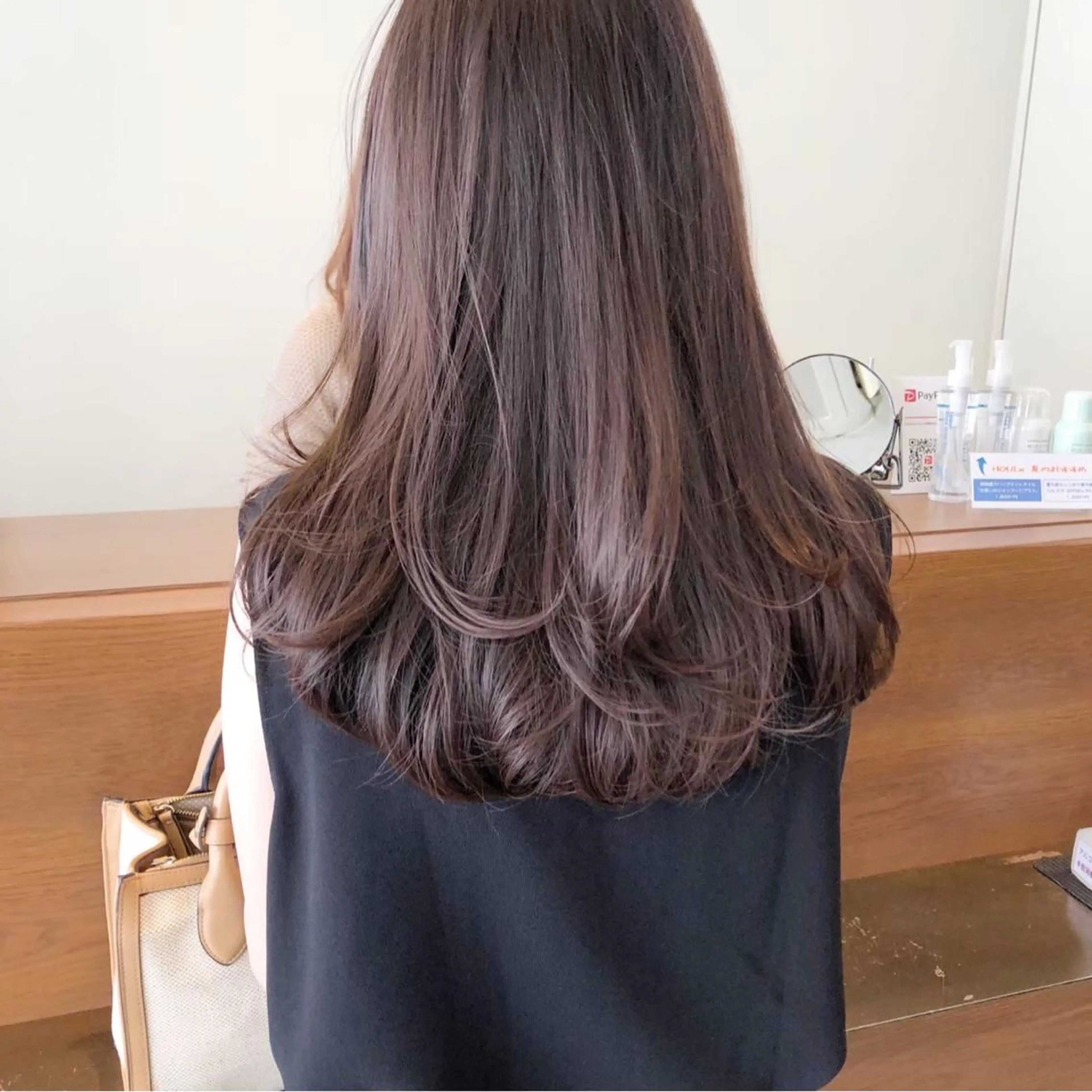 ロング Cote所属・大島桃花 / 表参道 透明感カラーのヘアスタイル