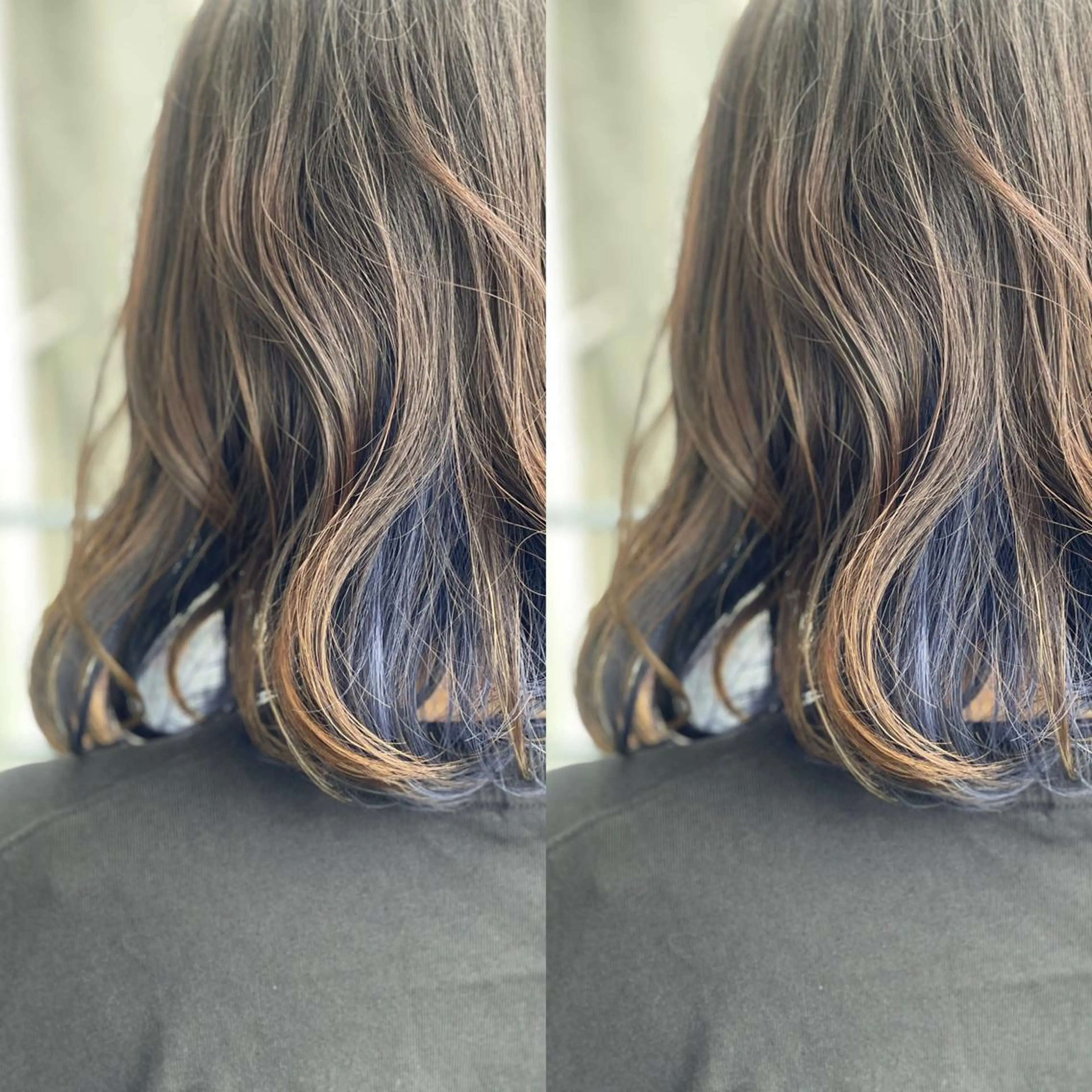 ミディアム カラー インナーカラー Snaly カラー特化ページのヘアスタイル