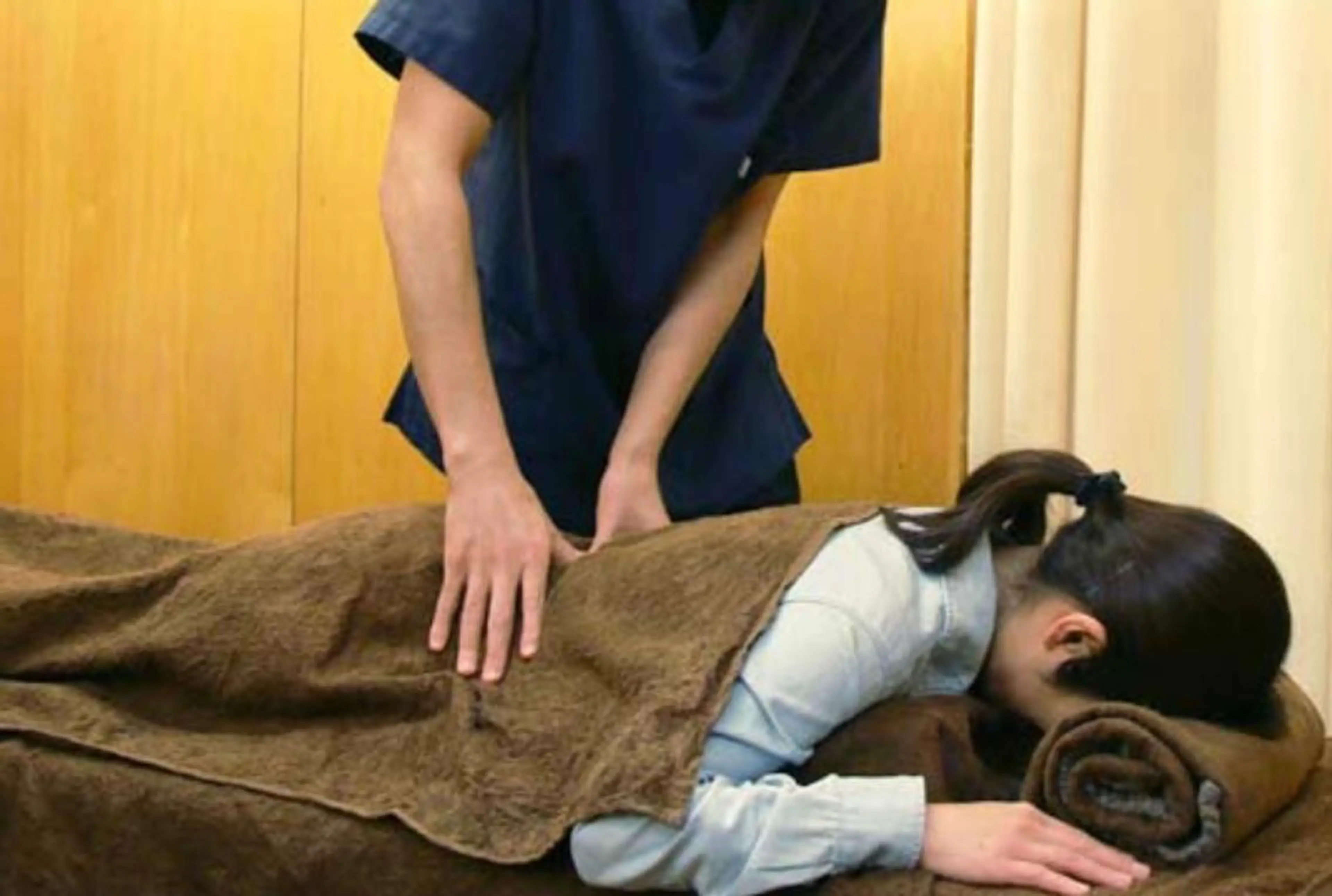 理学療法士が行うリラクゼーションを体感コースの写真