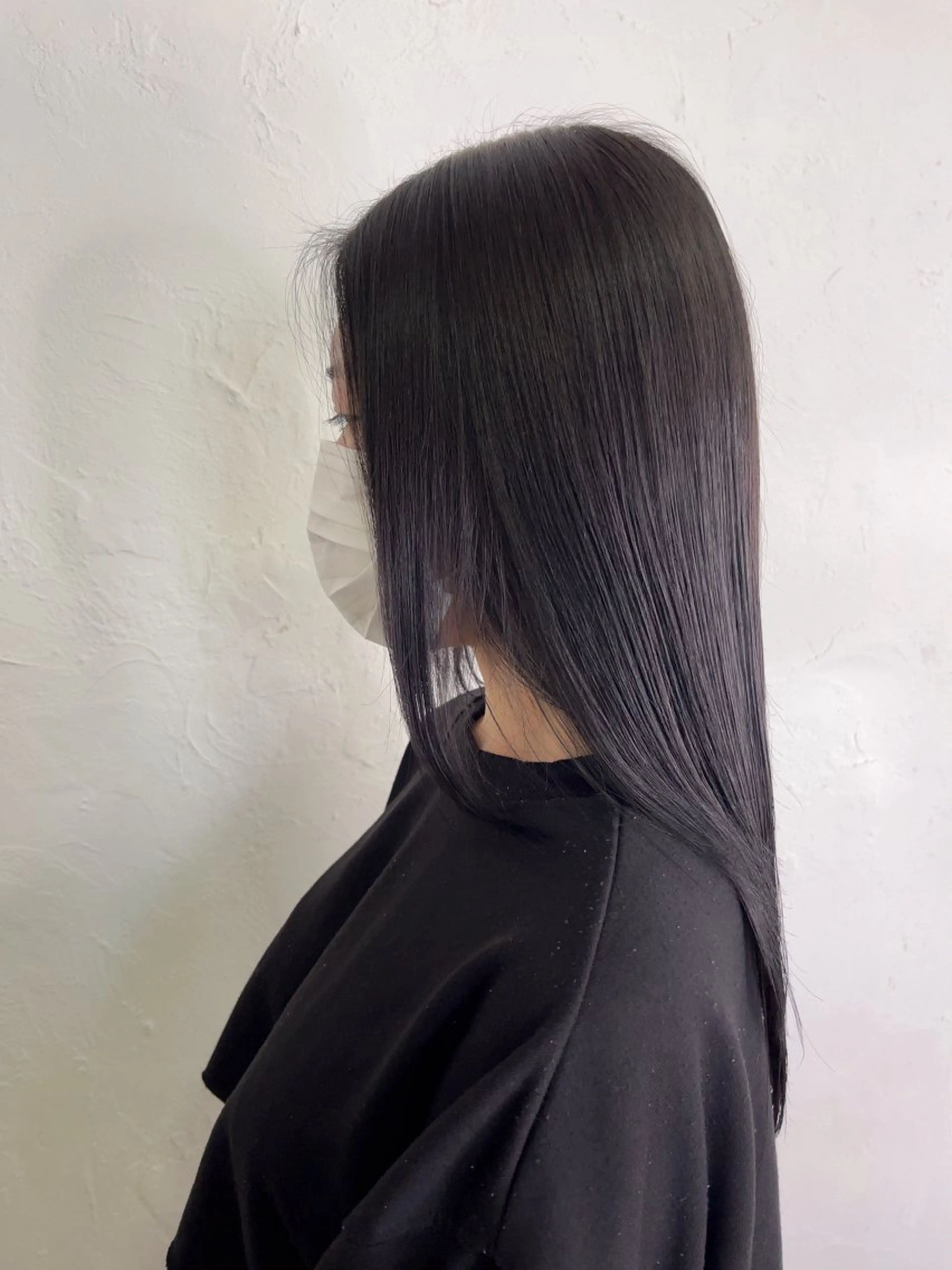 ロング カット ヘアカラー トリートメント NIENTE2nd所属・大良 彩水のヘアスタイル