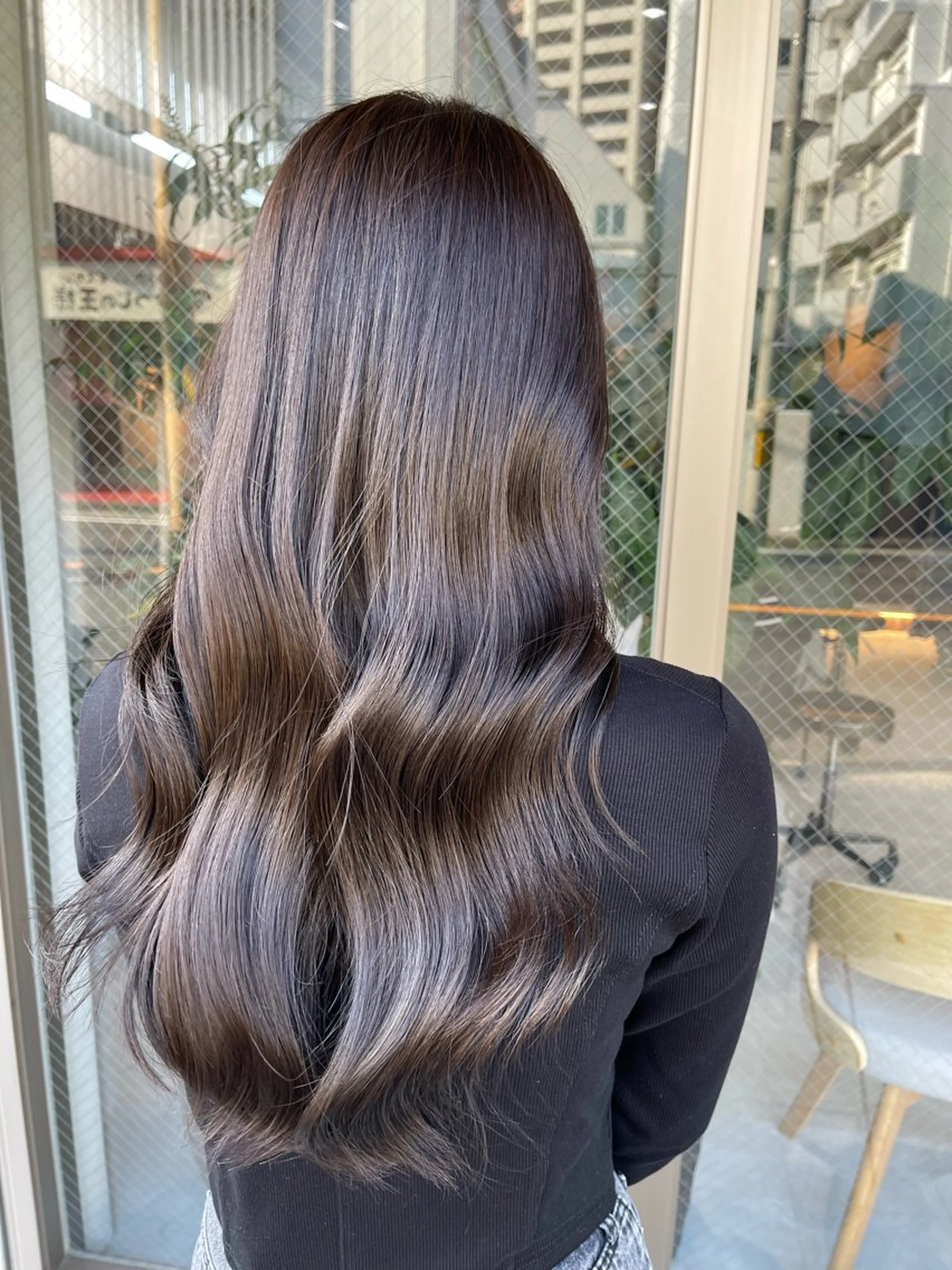 ロング カラー オリーブカラー カット ヘアカラー トリートメント 🩵ボブ/レイヤー /髪質改善🩵のヘアスタイル