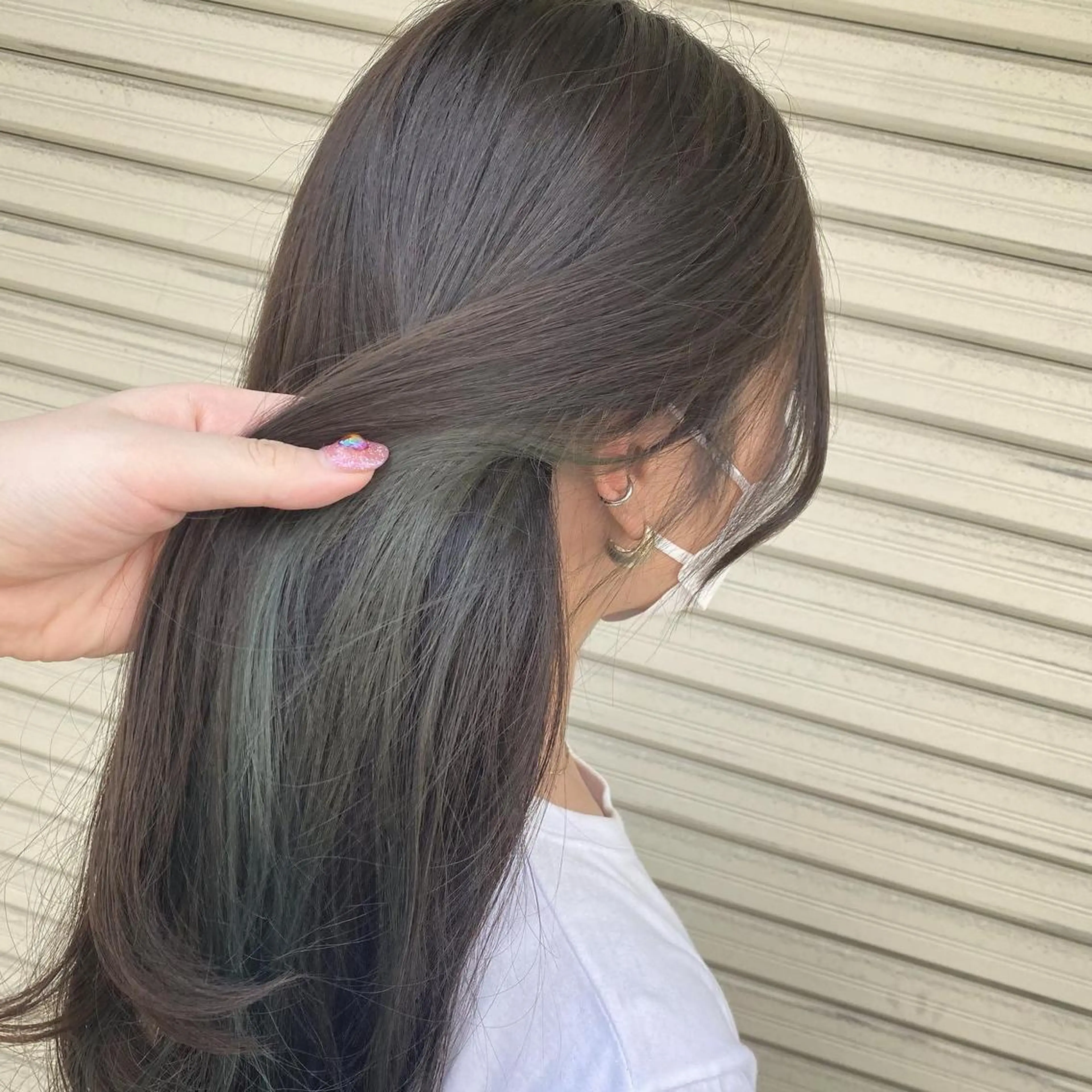 ロング カラー インナーカラー カット ヘアカラー トリートメント 枚方 tomee 🦋南部　しほ🦋のヘアスタイル