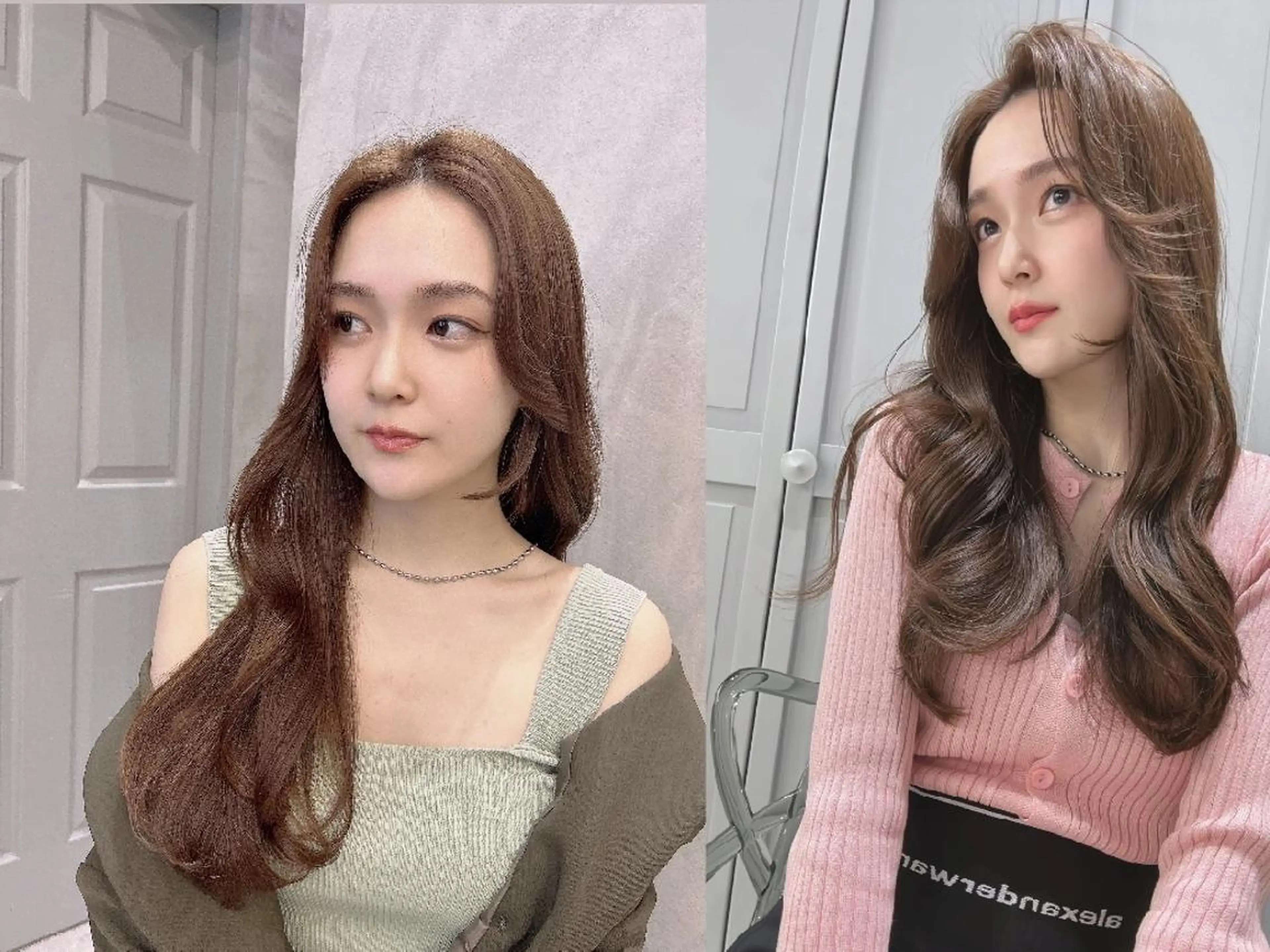 ロング カラー 中村 友莉夏のヘアスタイル