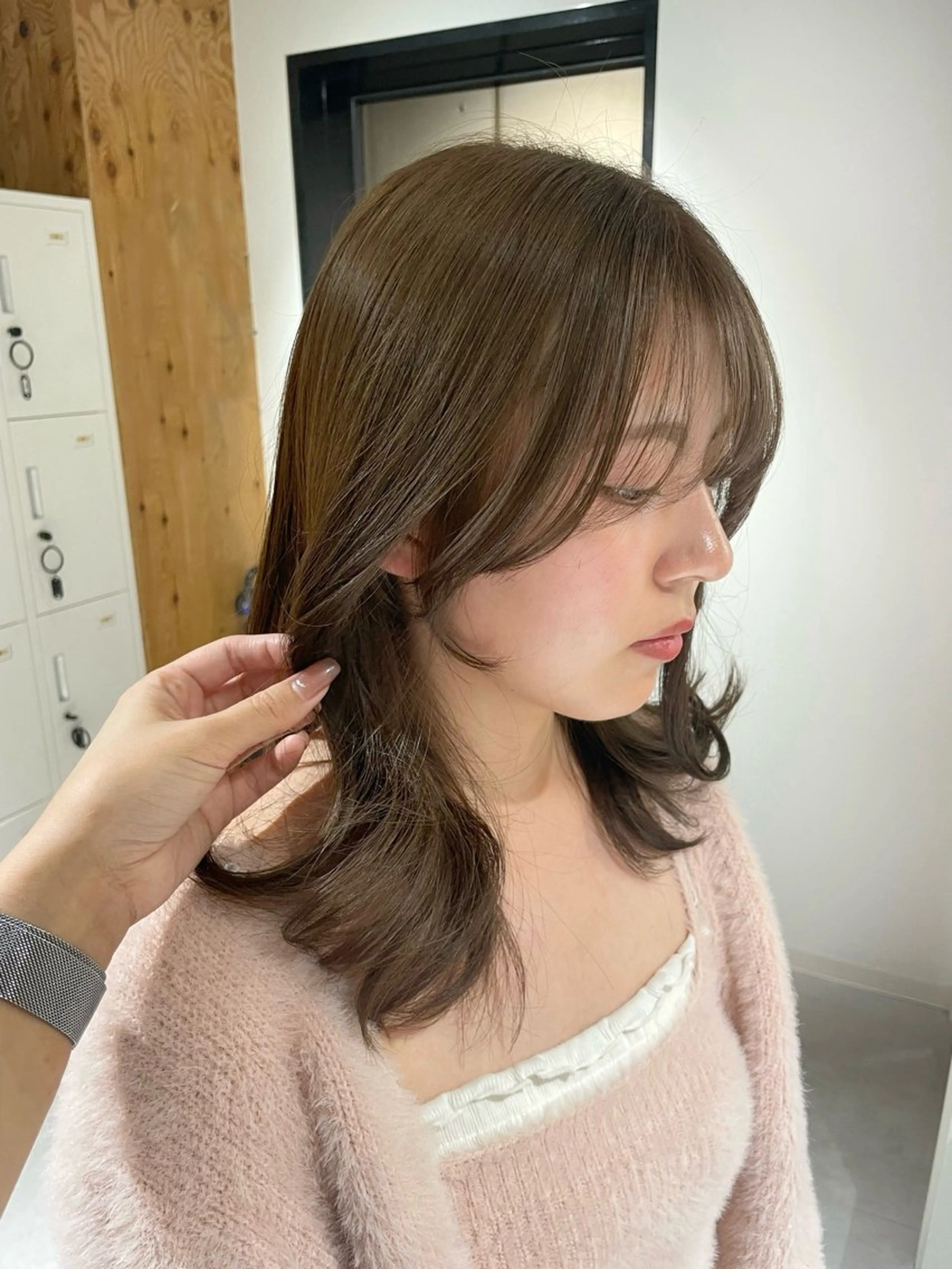 【minimo限定価格💕】fierカット+透明感イルミナカラー+保湿トリートメントの写真