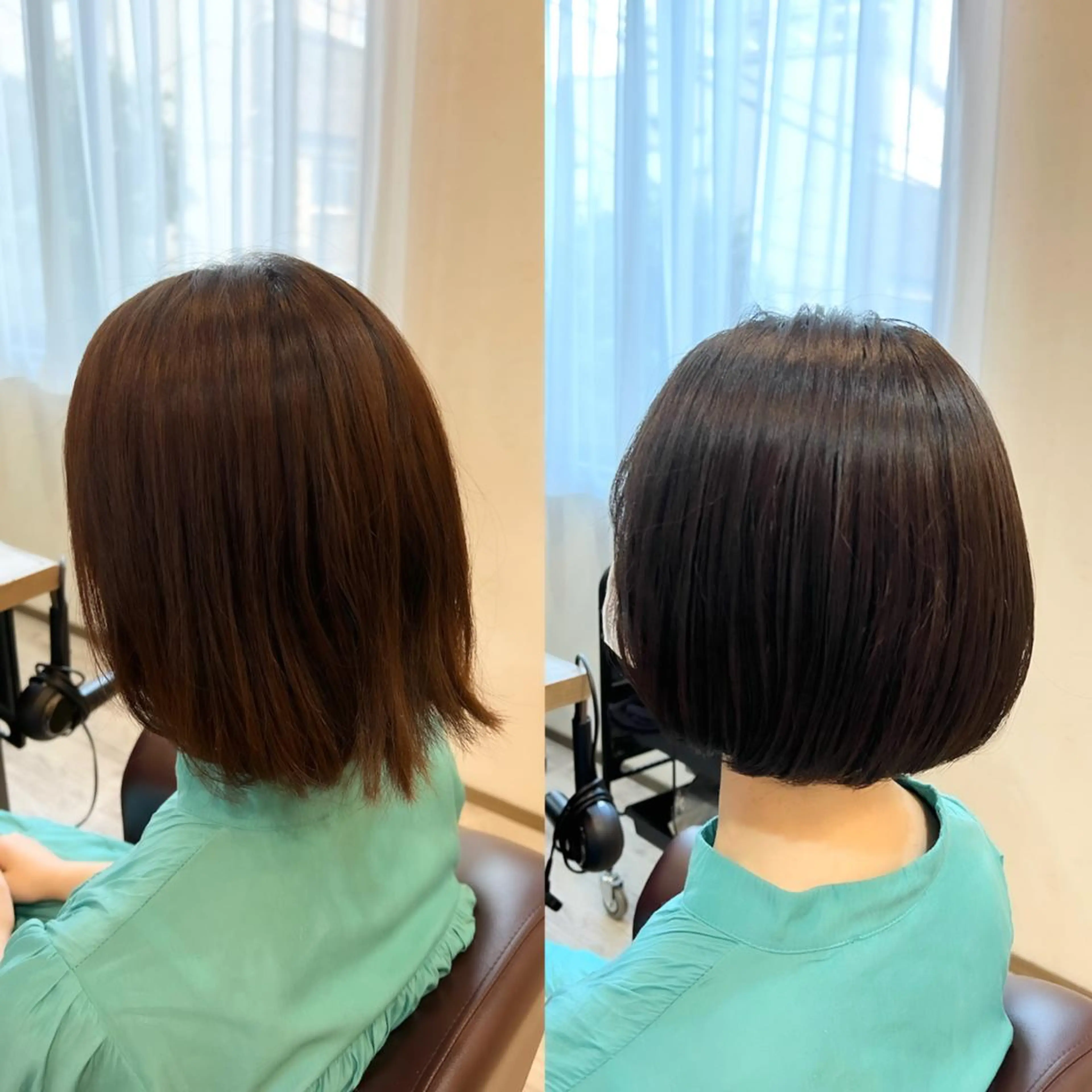 ショート カラー ボブ カット ヘアカラー 工藤 梨花のヘアスタイル