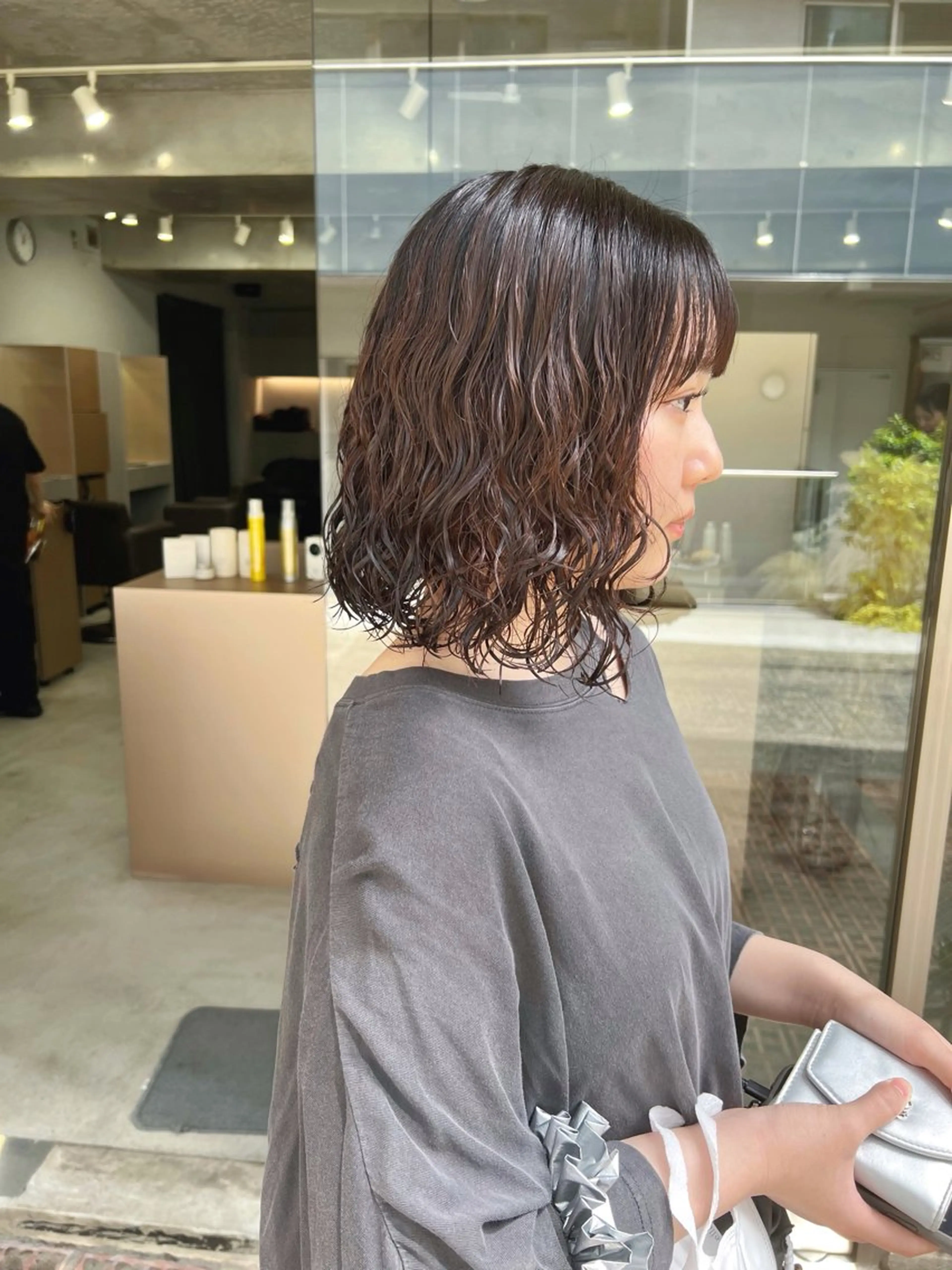 パーマ ボブパーマコテ巻き風 パーマNo1深江秀平のヘアスタイル