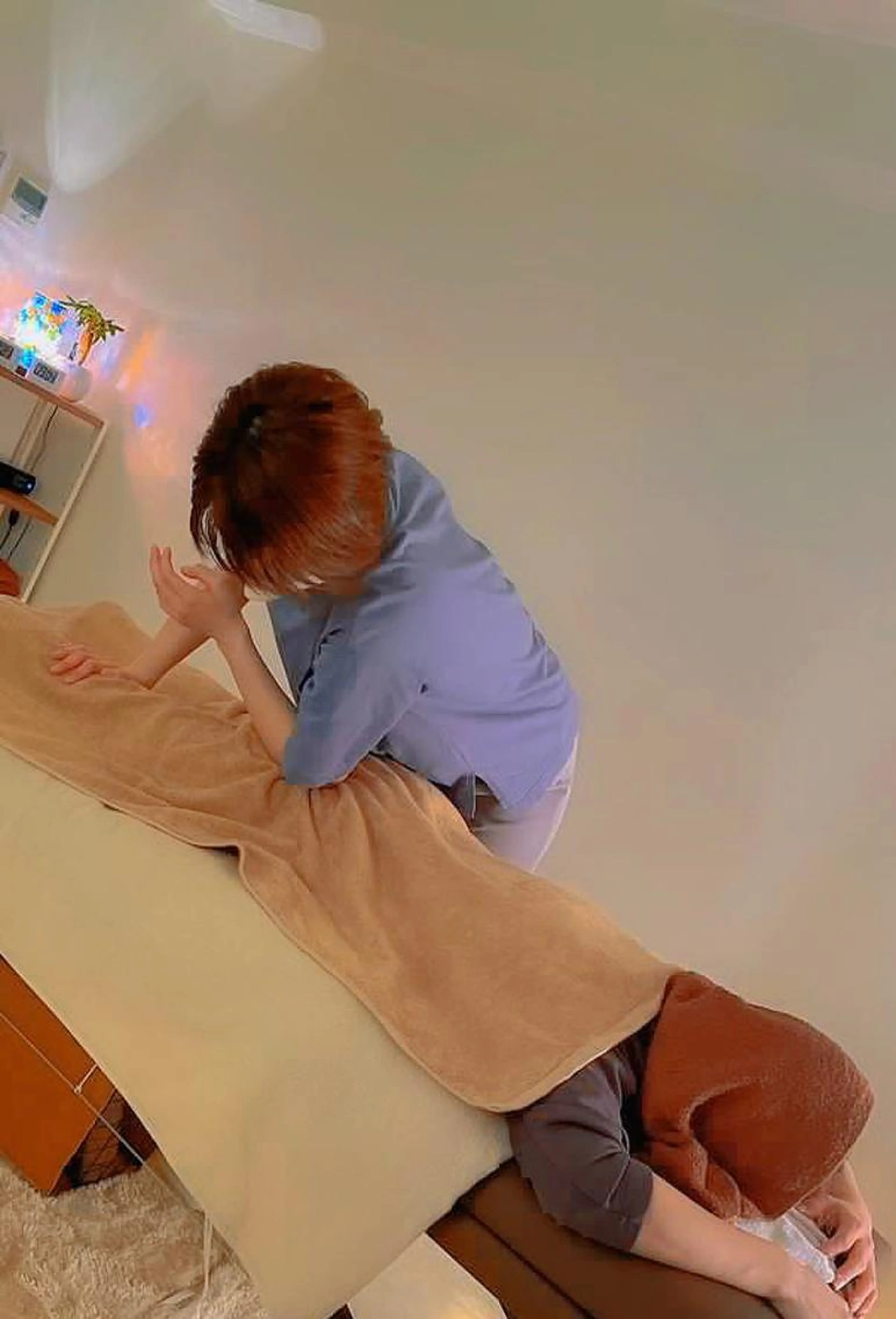 《お試しセット》よもぎ蒸し+背面もみほぐし計100分〈足湯〉¥12500の写真