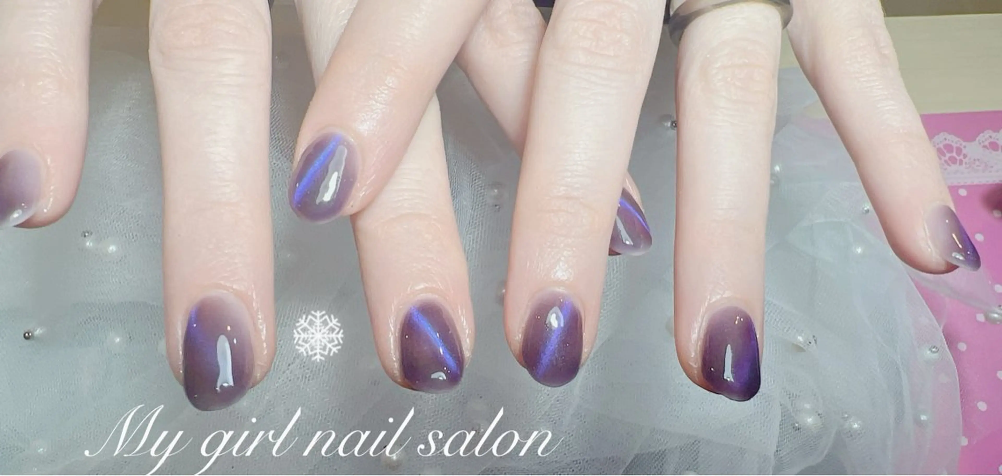 ネイル マグネットネイル My Girl nailsalonのネイルデザイン