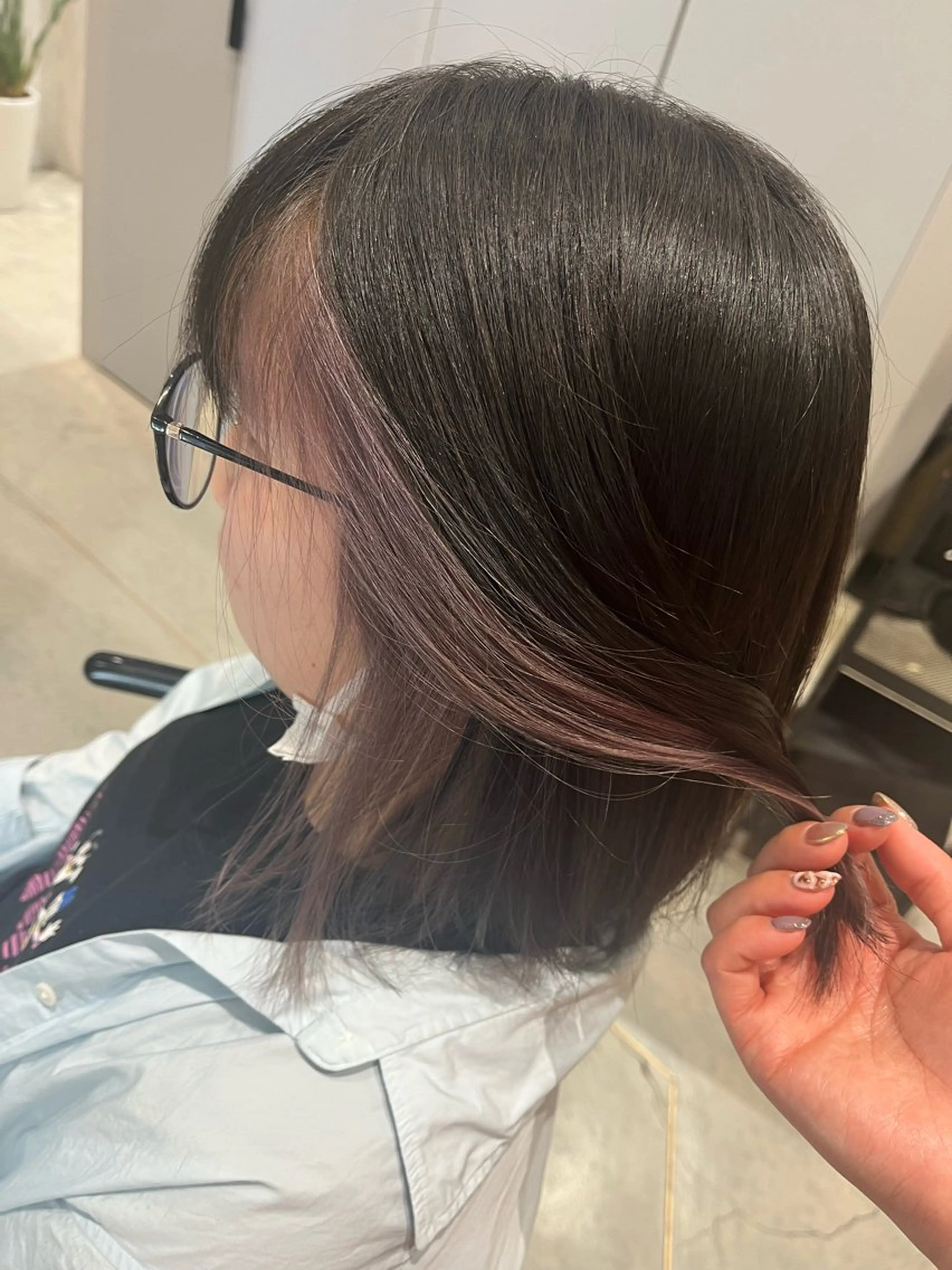 カラー カット ヘアカラー トリートメント 斉藤 果音のヘアスタイル