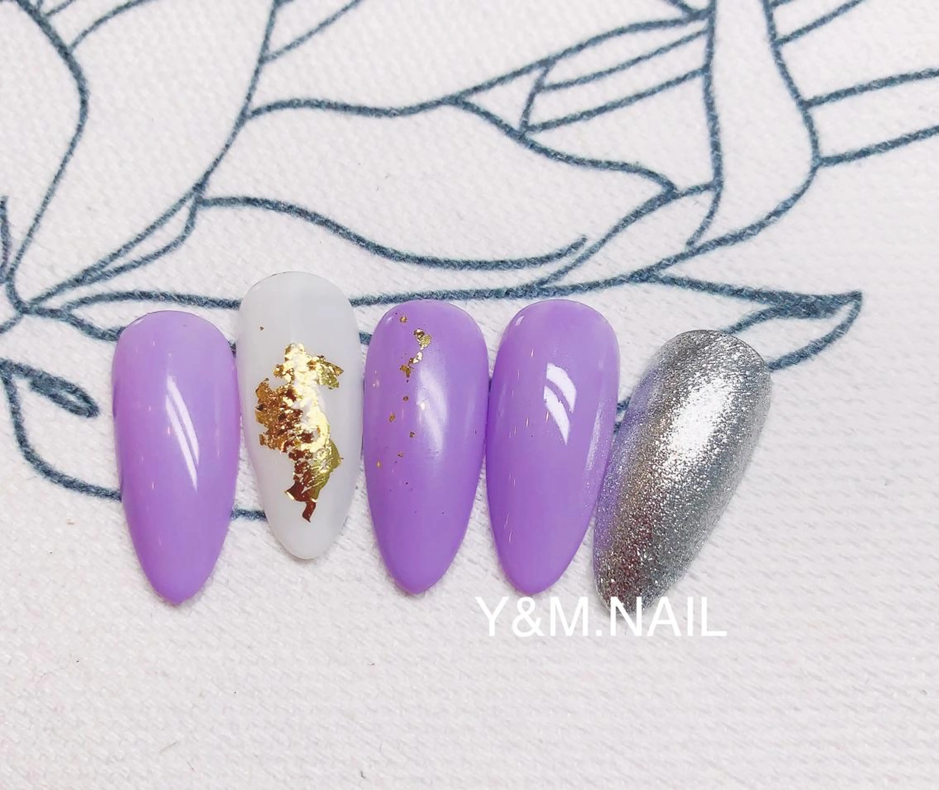 カラー ネイル Ui_Amor (パラジェル)のネイルデザイン