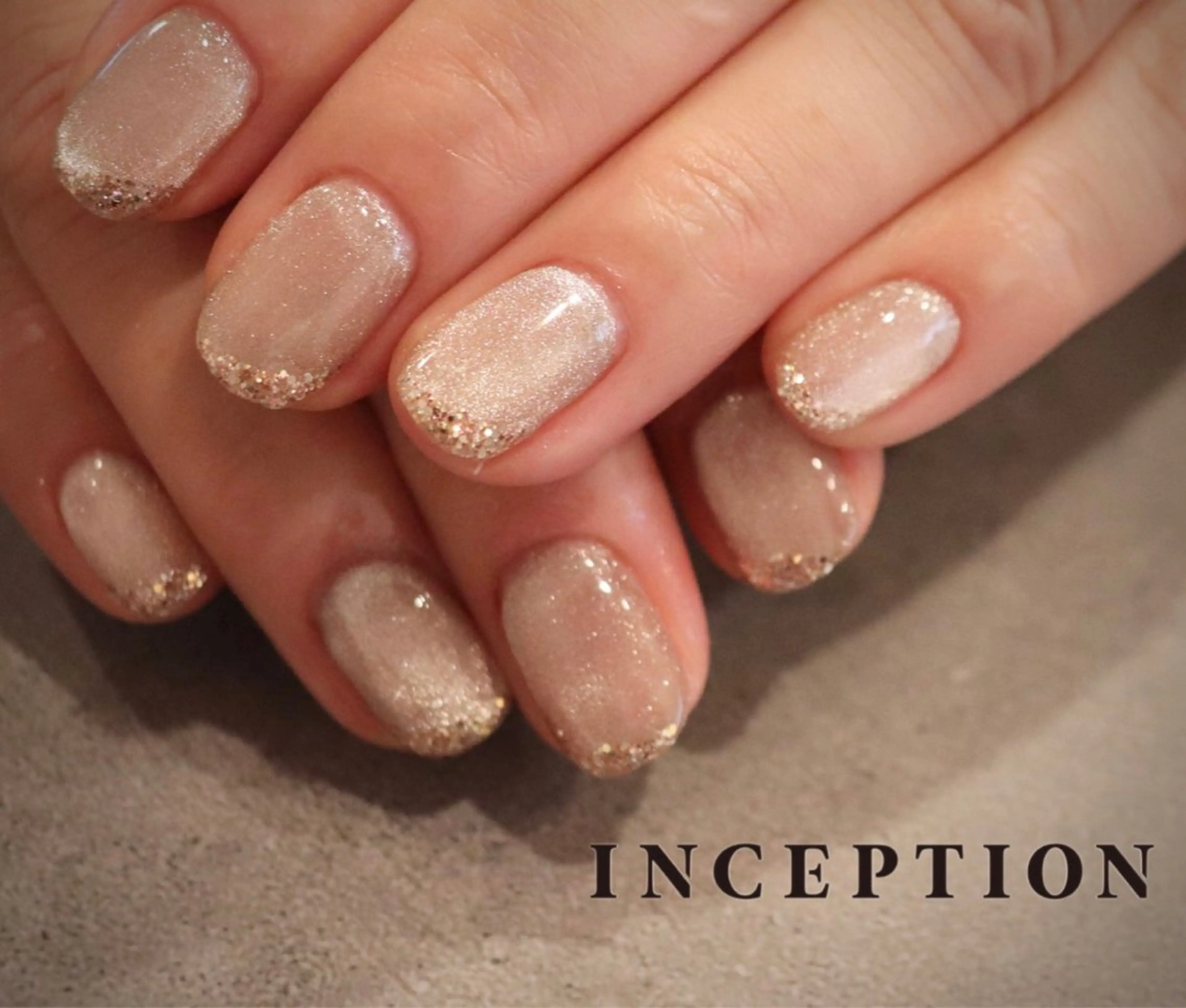 ネイル ラメ(グリッター) マグネットネイル INCEPTION NAILのネイルデザイン