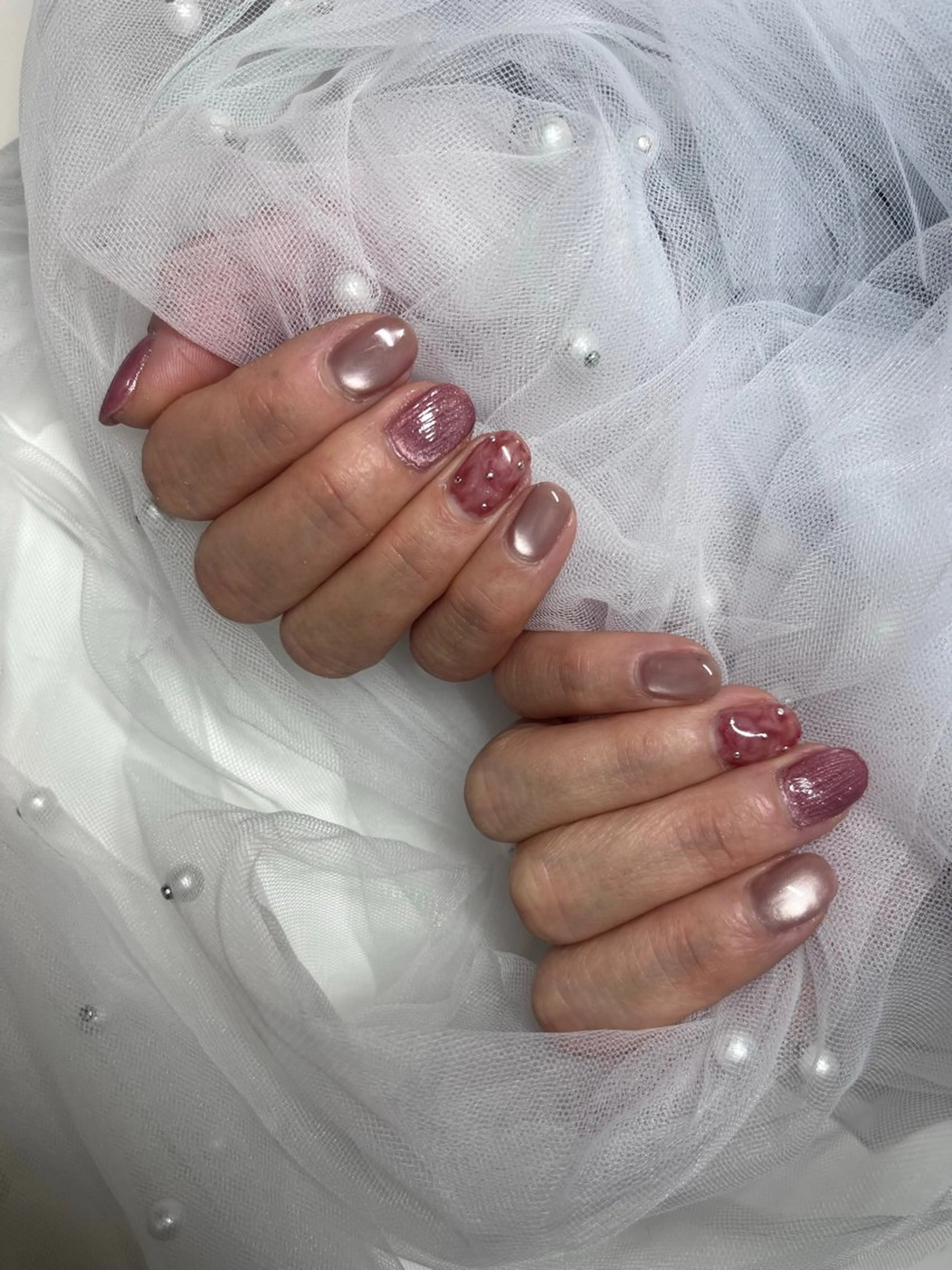 ネイル ピュアアクア所属・斧田 莉穂のネイルデザイン