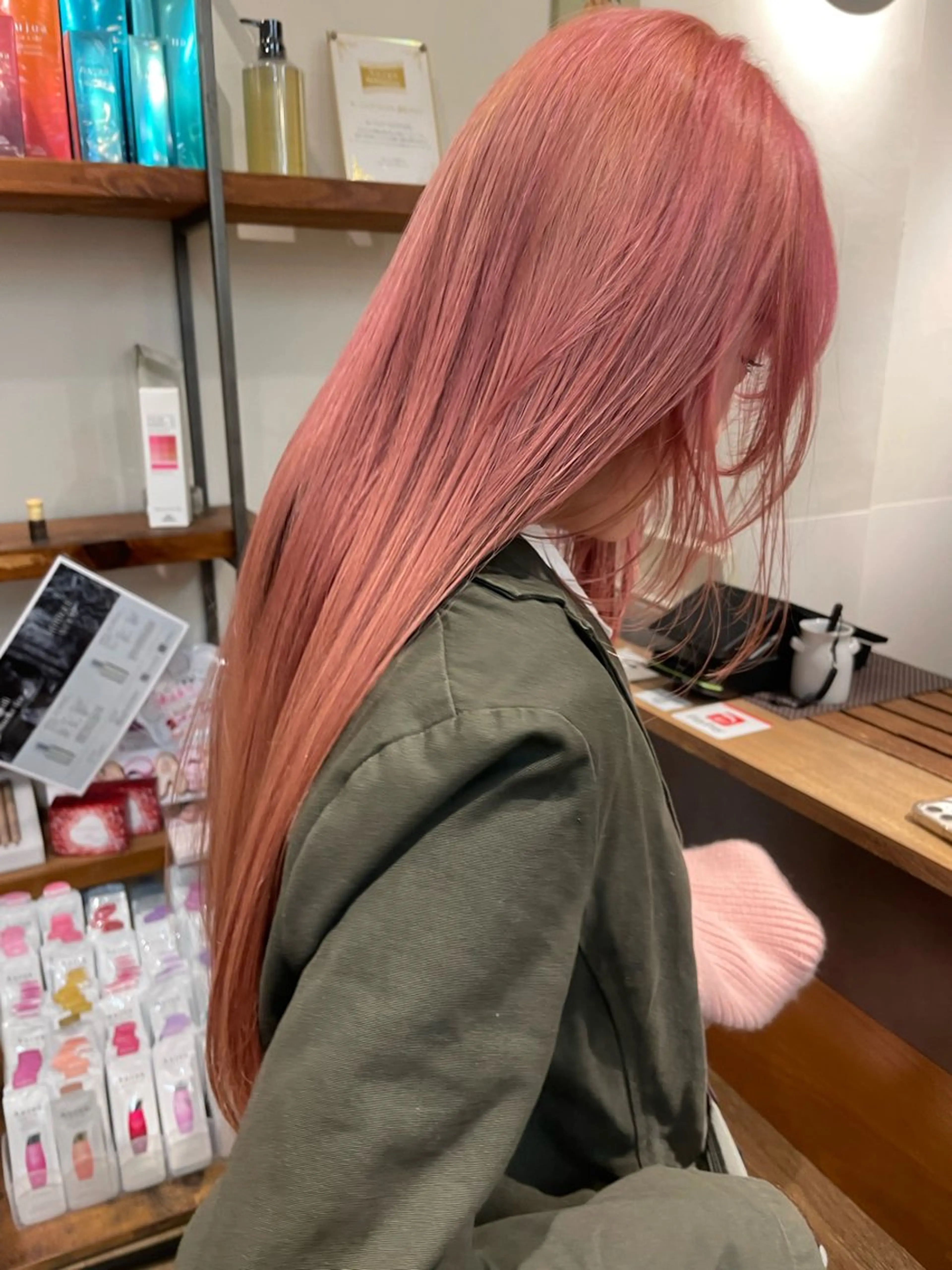 ロング カラー ヘアカラー 透明感カラー 🧚‍♂️さえのヘアスタイル