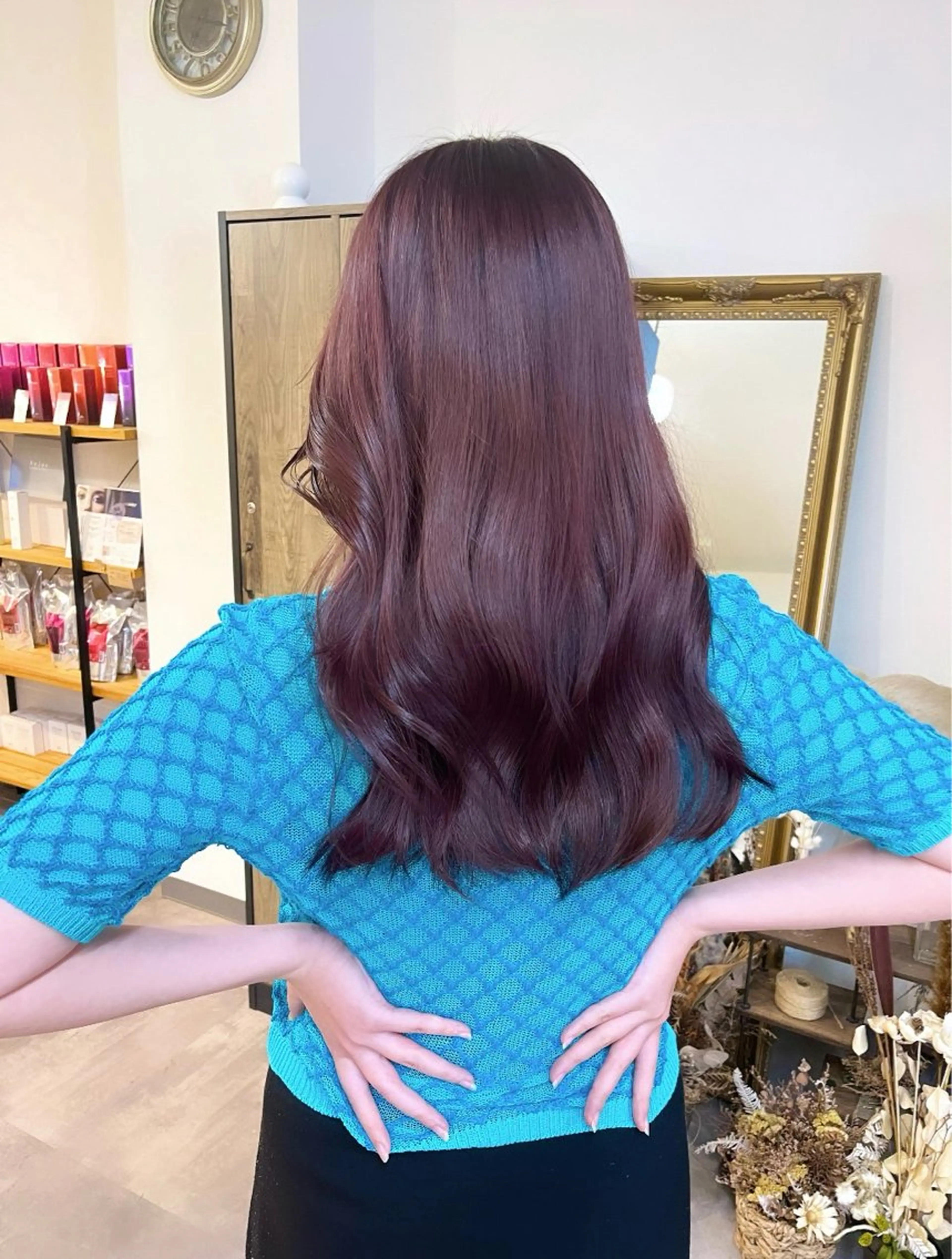 ロング ヘアカラー トリートメント 当日予約◎ risaのヘアスタイル