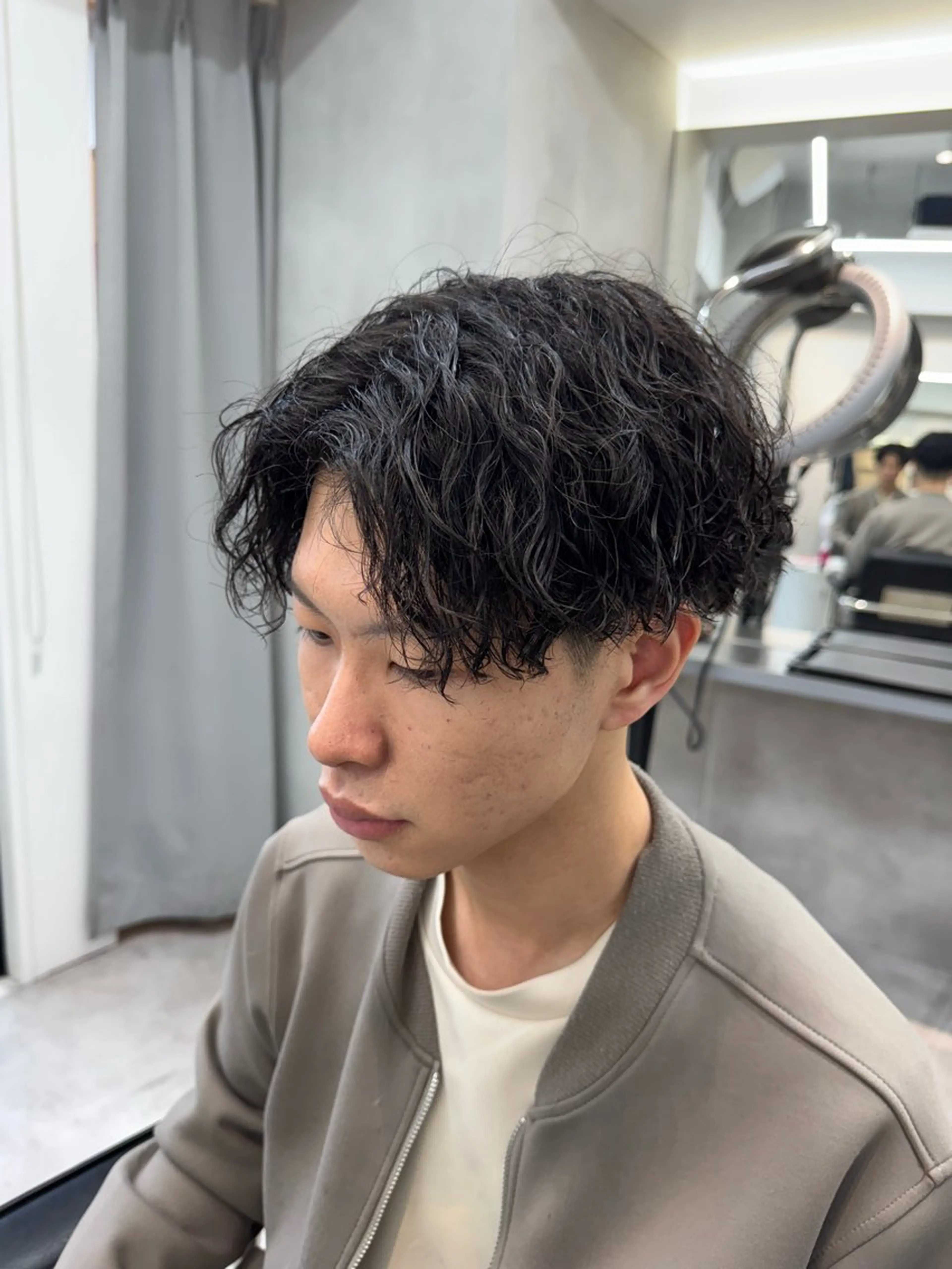 パーマ メンズ メンズパーマ カット パーマ 大宮メンズ特化/パー マ職人/小川藍人のヘアスタイル