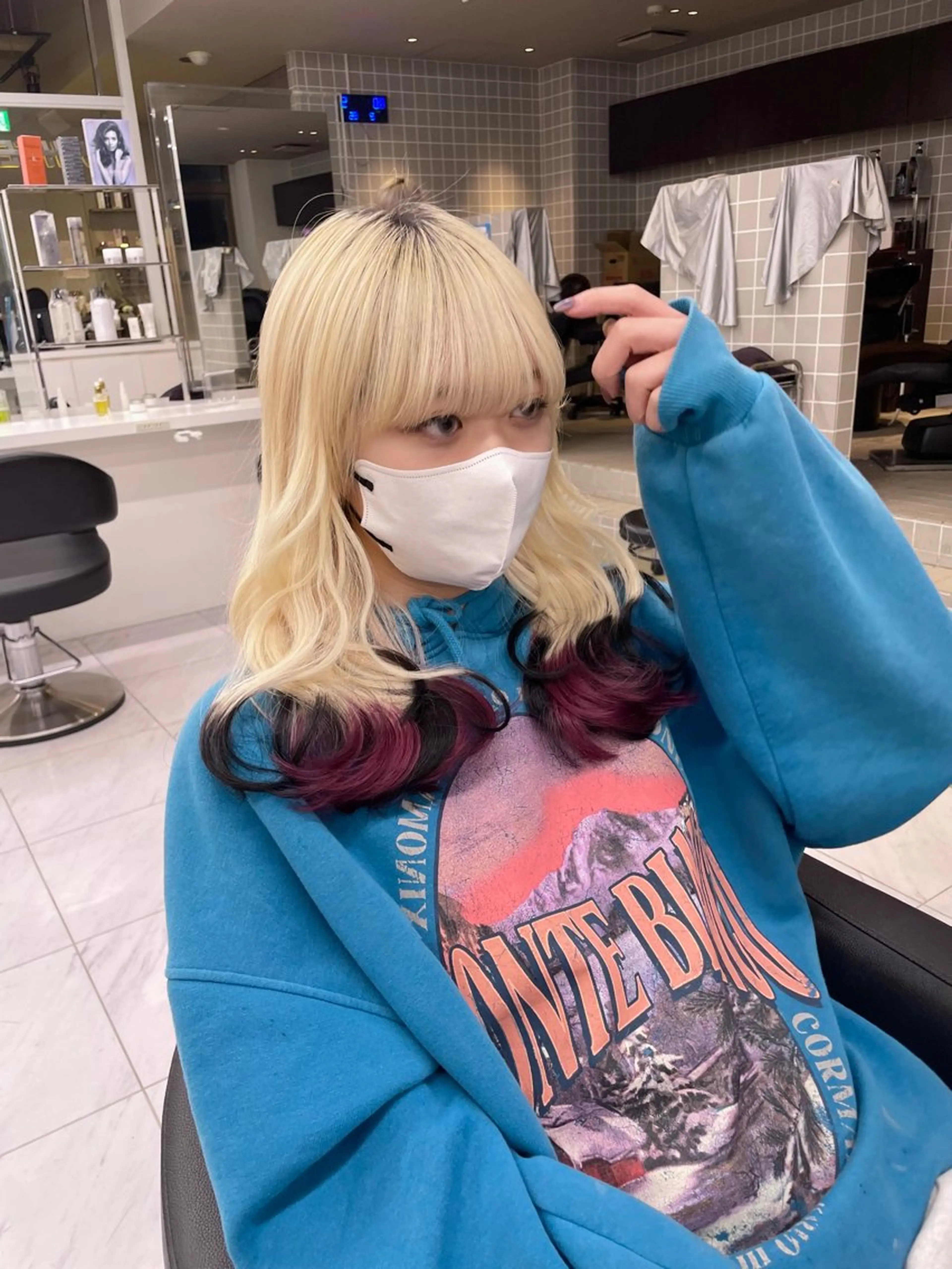 ロング カラー *モデル募集🤍横浜 透明感カラー🫧のヘアスタイル