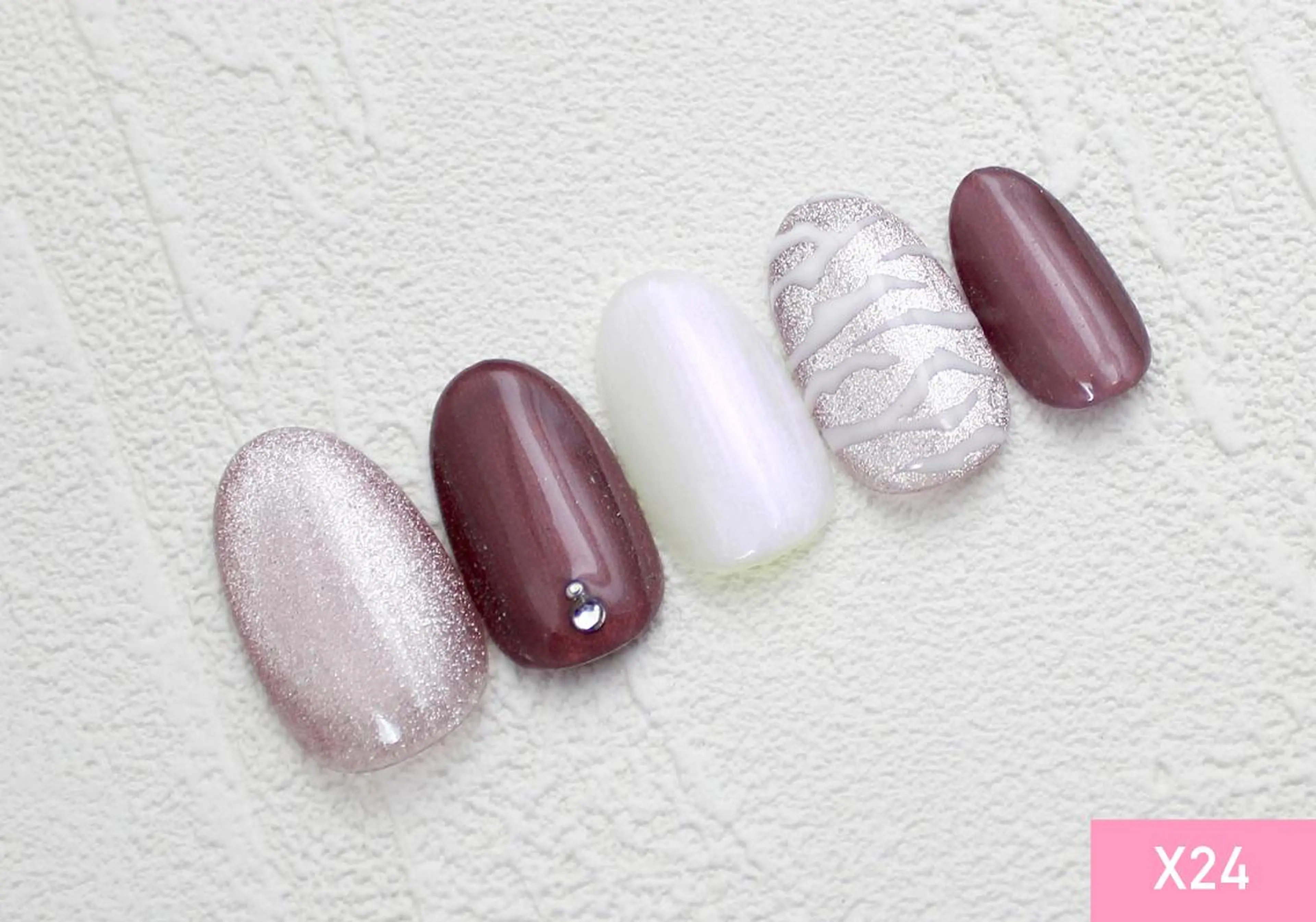 ネイル アートネイル ジェルネイル マグネットネイル ネイル nanのネイルデザイン