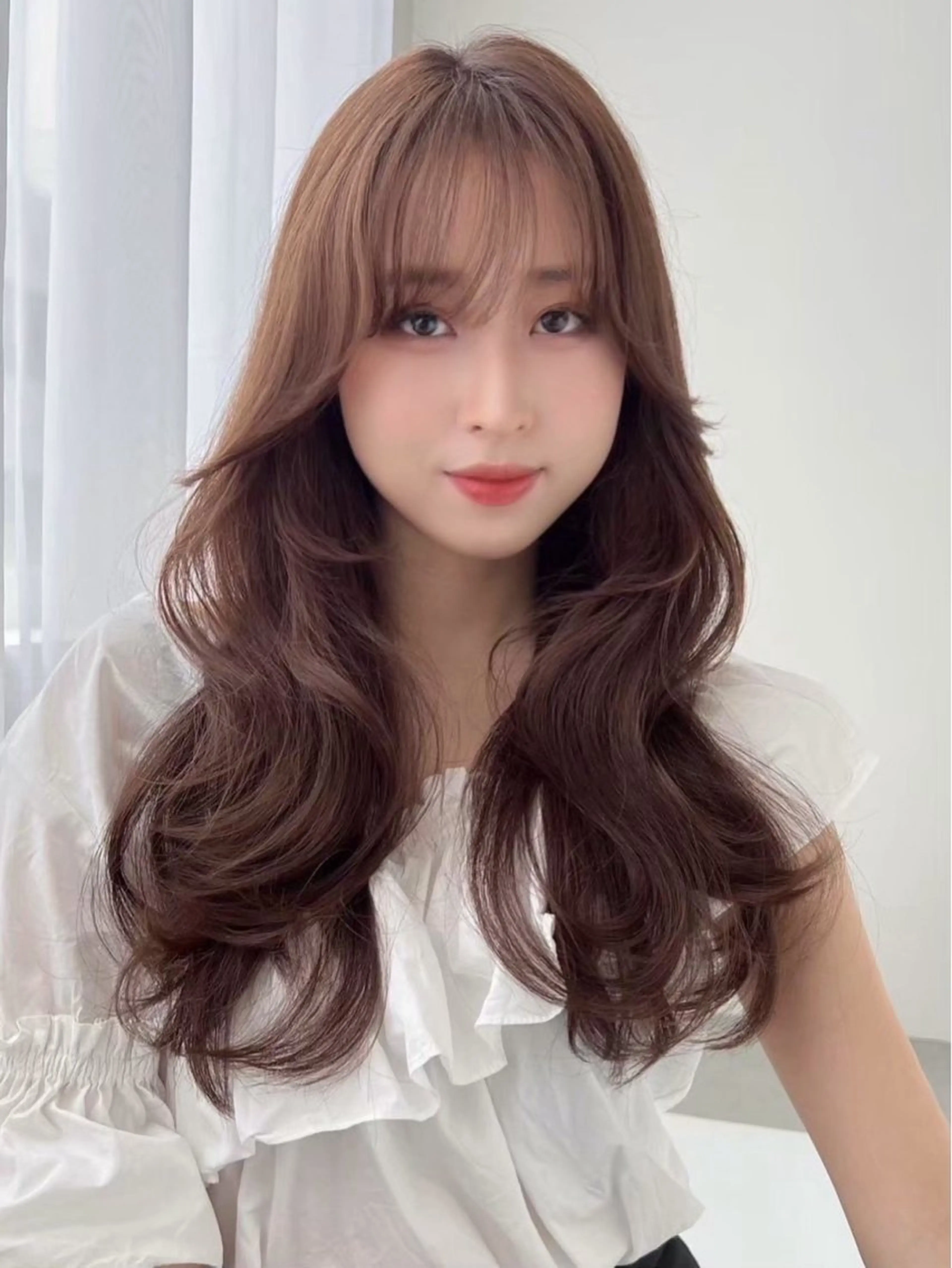 セミロング カラー アッシュ ブリーチ 透明感カラー ダブルカラー グレージュ カット ヘアカラー トリートメント SOYON 名駅2号店所属・髪質改善カラー🦋 レイヤー/ナカネのヘアスタイル