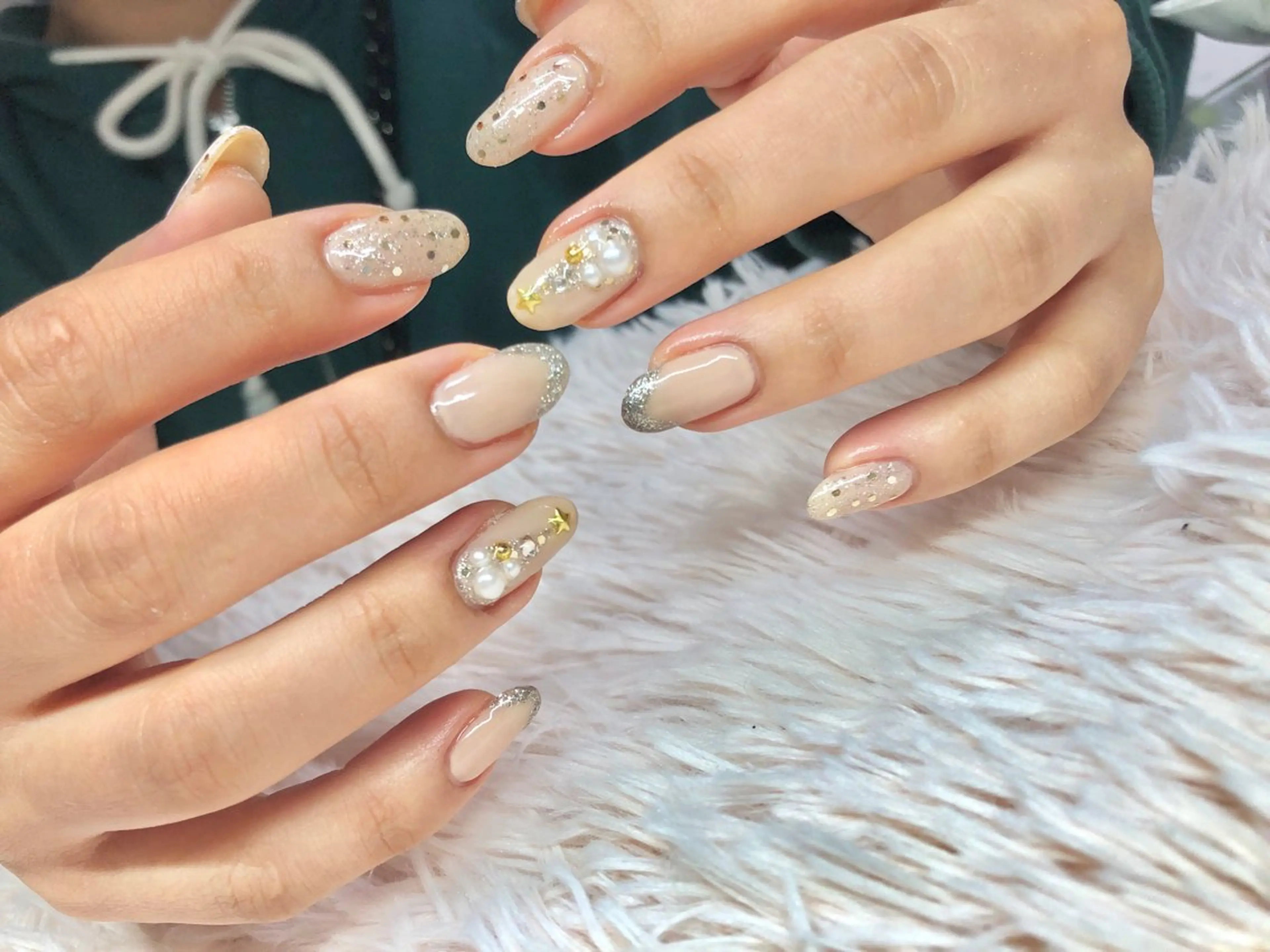 ネイル 冬ネイル クリスマス 完全個室salon k.nailのネイルデザイン