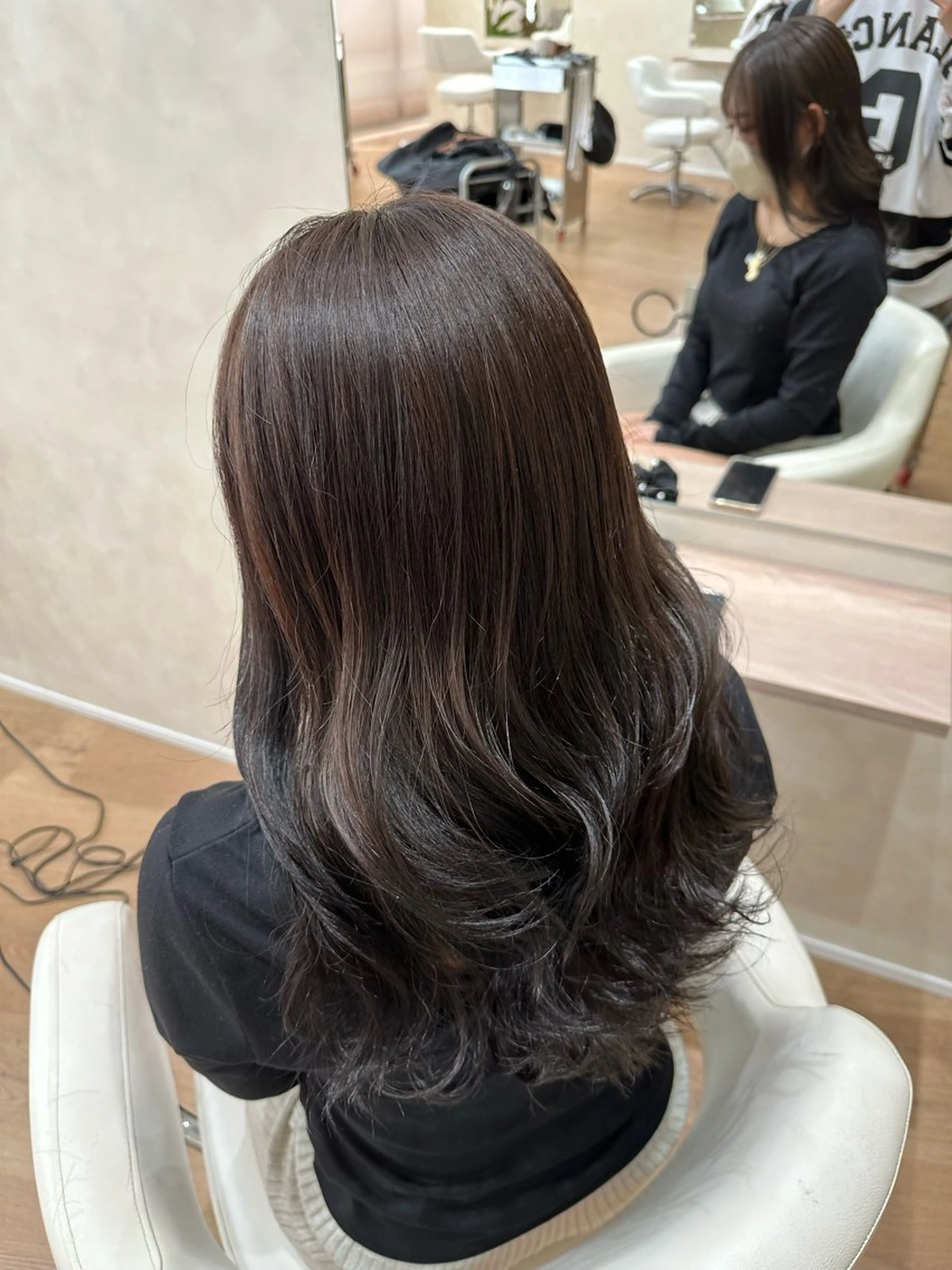 ミディアム カット ヘアカラー 雰囲気似合わせ/永田 汰伊智/艶カラー🫧のヘアスタイル