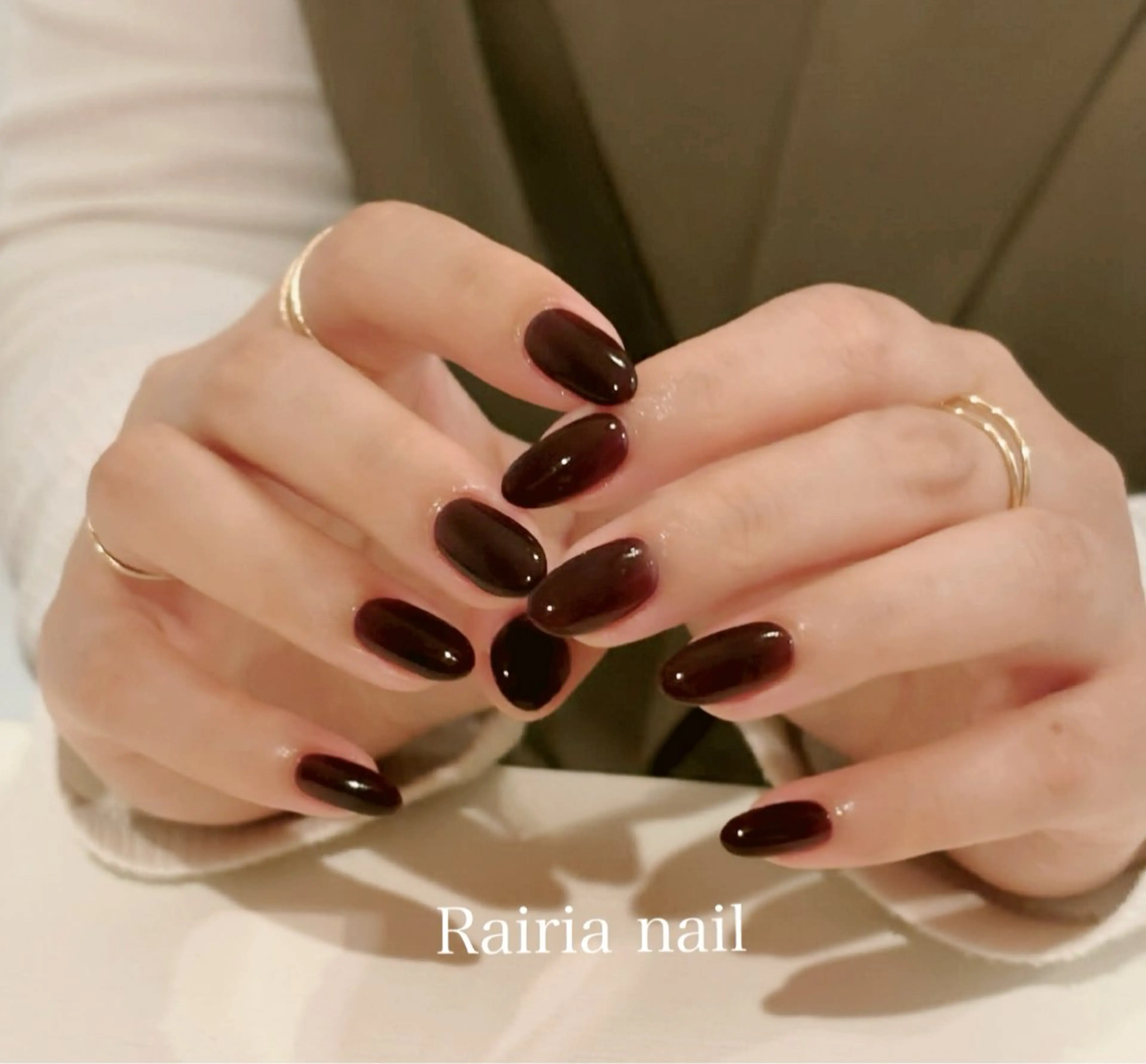 ネイル グリーン 持ち込み Rairia nail本八幡店のネイルデザイン