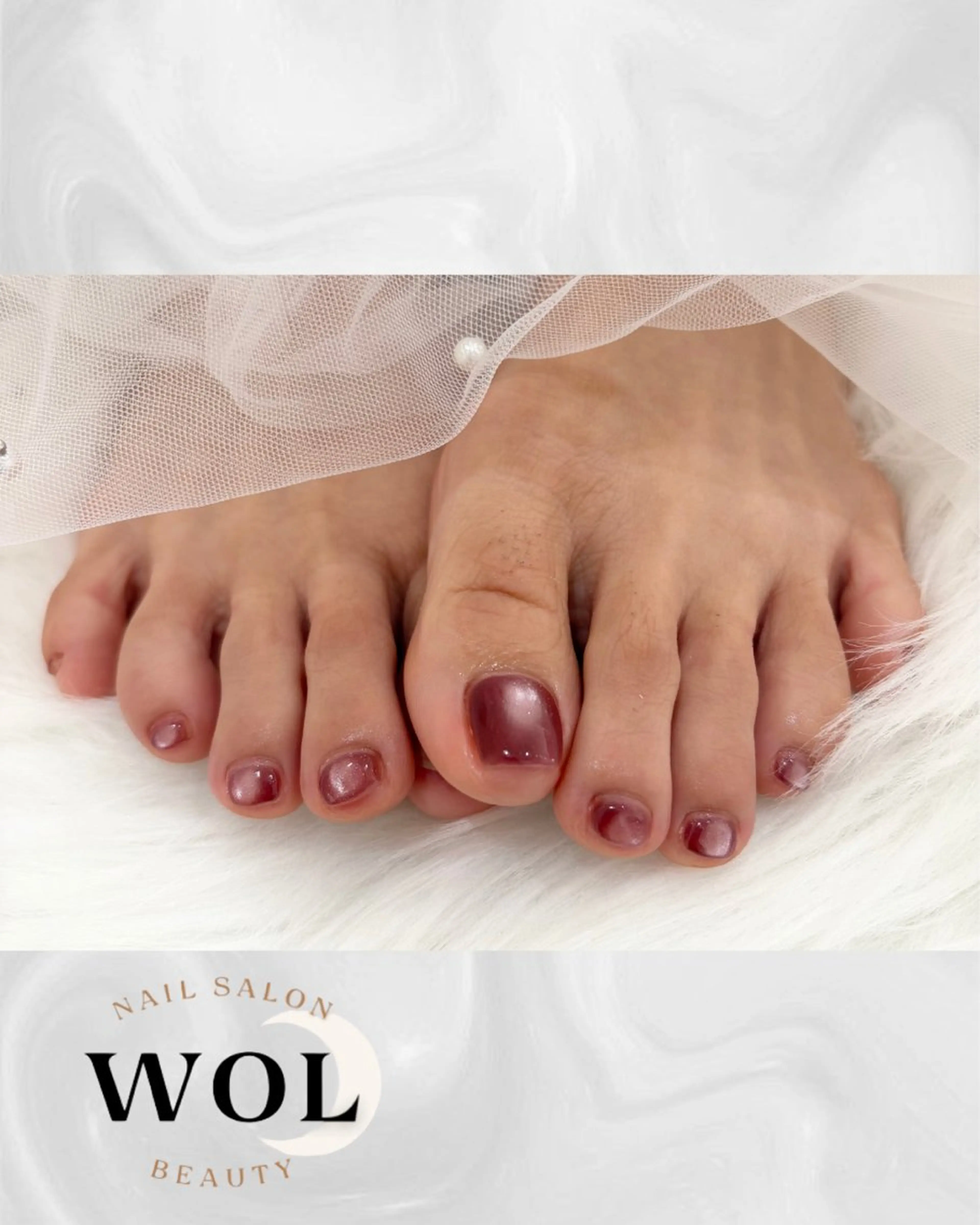 ネイル フットネイル nailsalon🌙WOL所属・WOL🌙 momokoのネイルデザイン