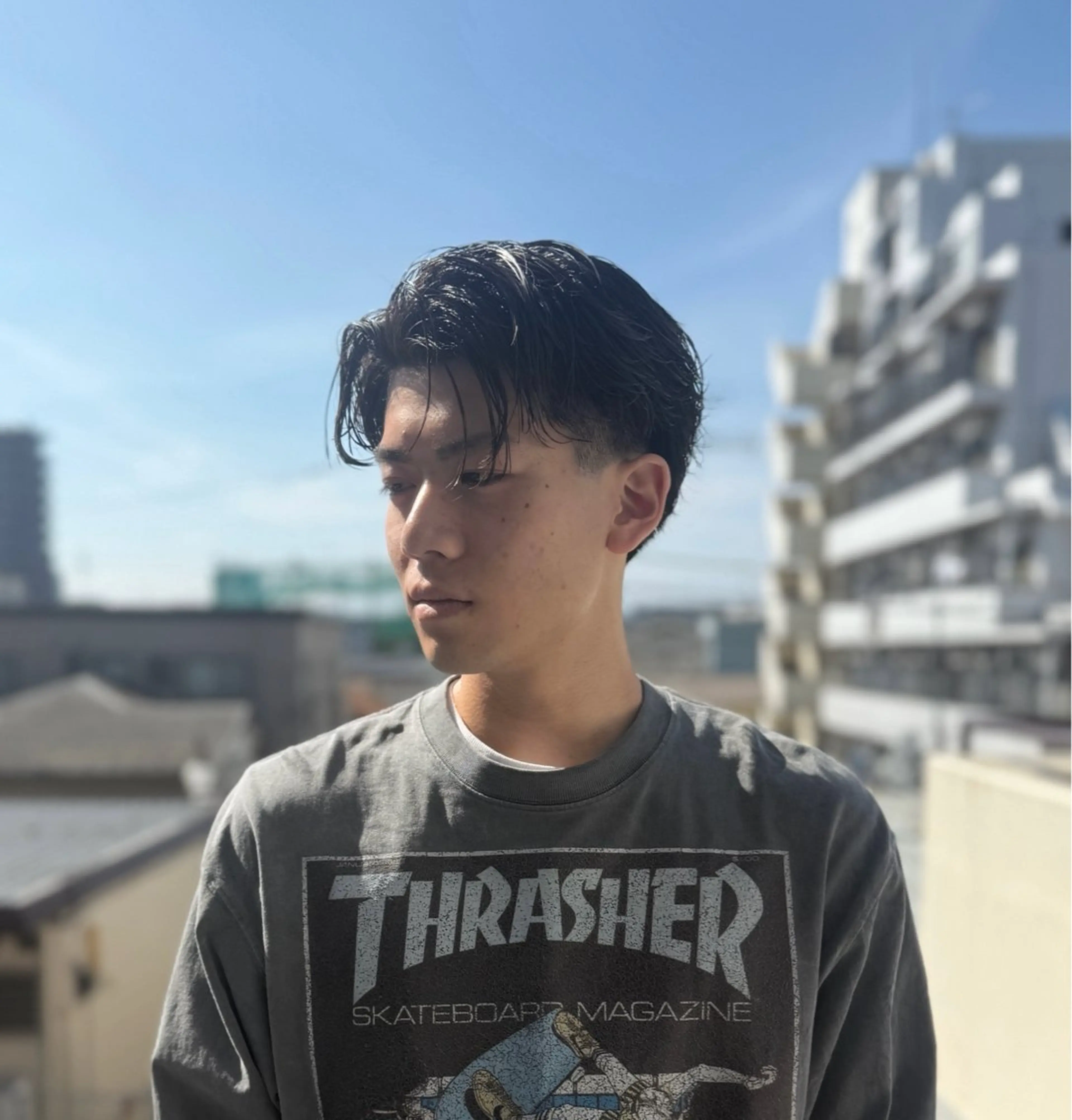 パーマ メンズ カット パーマ men's Rico ‪✂︎‬TAICHIのヘアスタイル