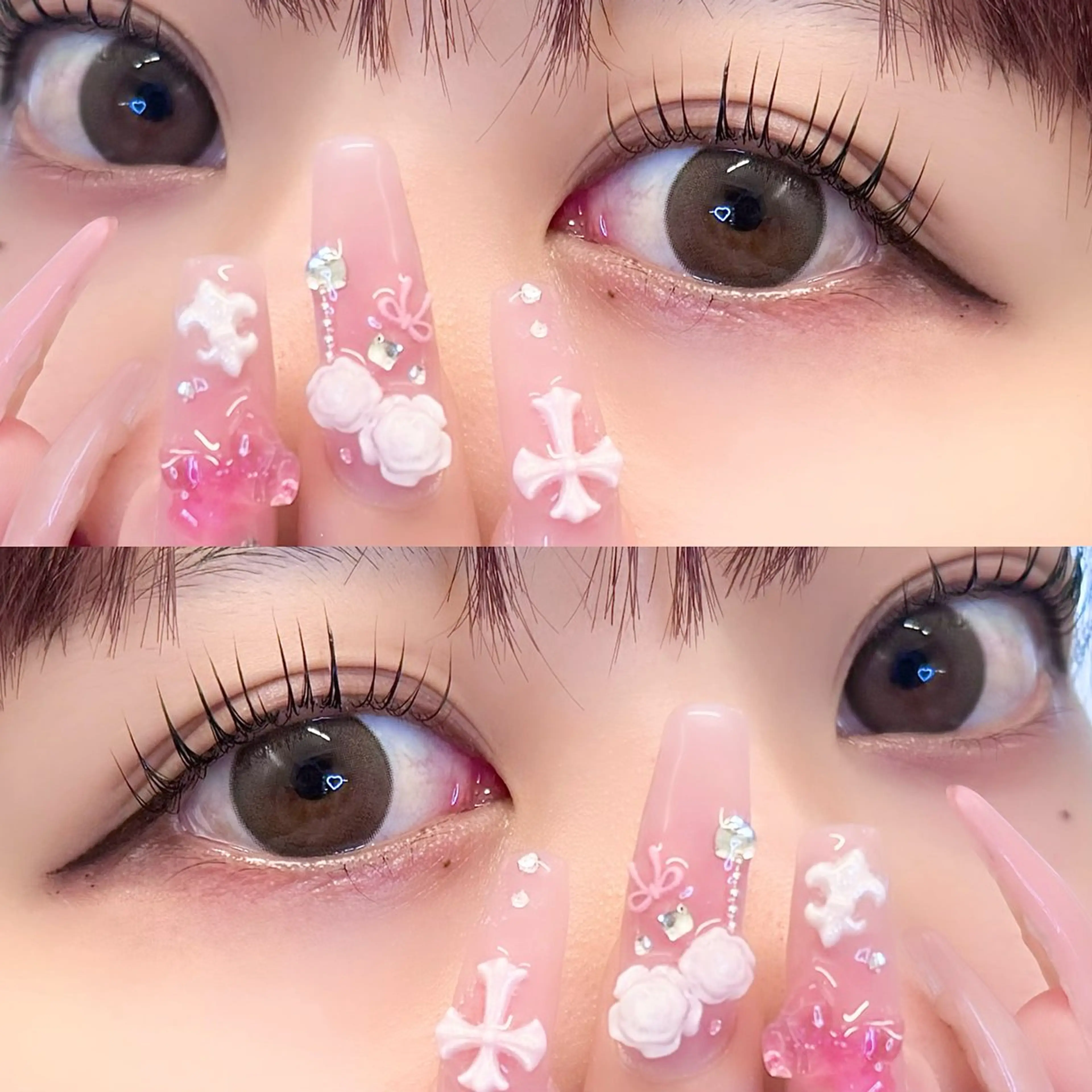 120分​〜​💞👀パリジェンヌ&ネイル(メニュー、日時要相談)同時施術メニュー💎💅✨⚠️詳細必ずお読み下さい⚠️の写真