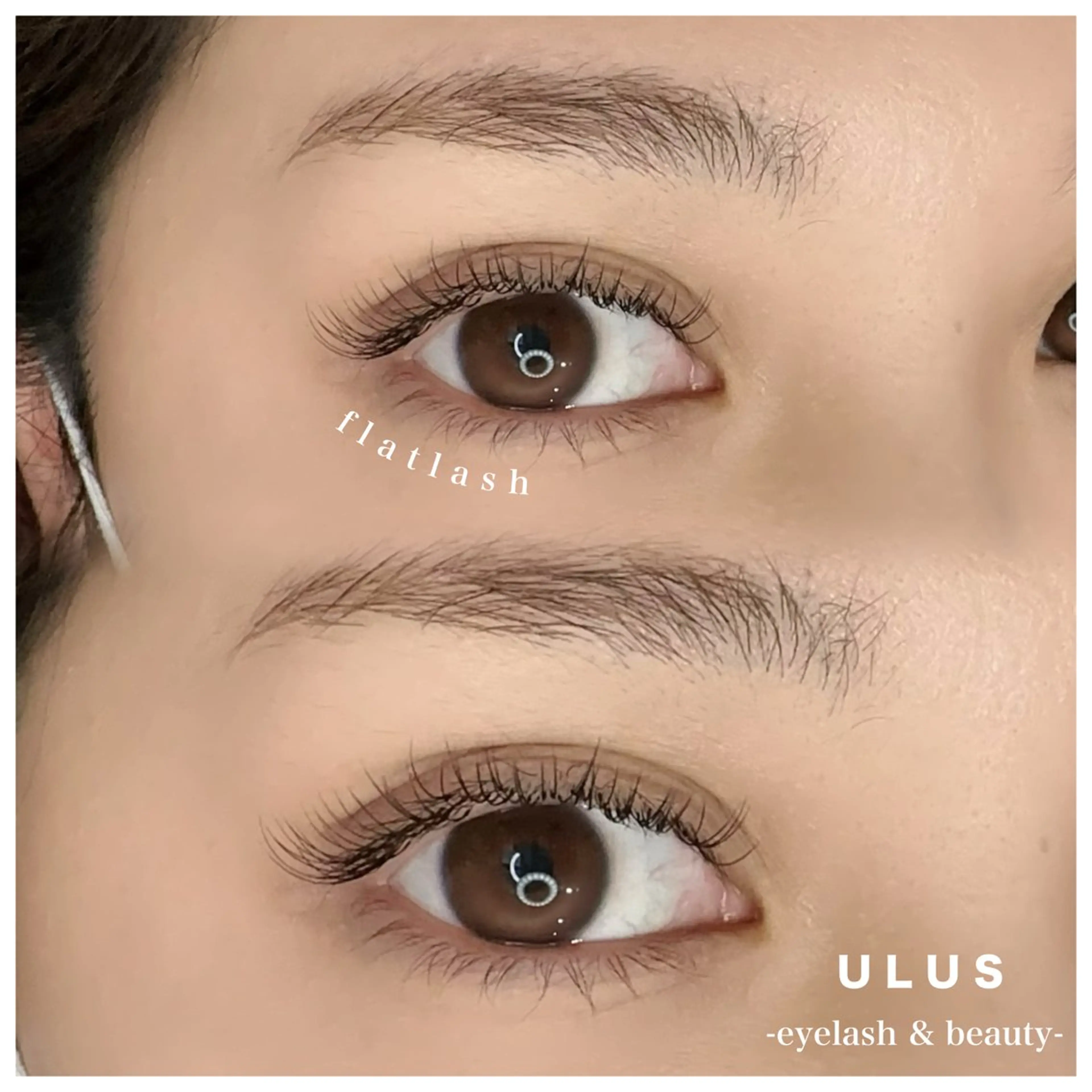 マツエク・マツパ フラットラッシュ マツエク ULUS mamiのマツエク・マツパデザイン