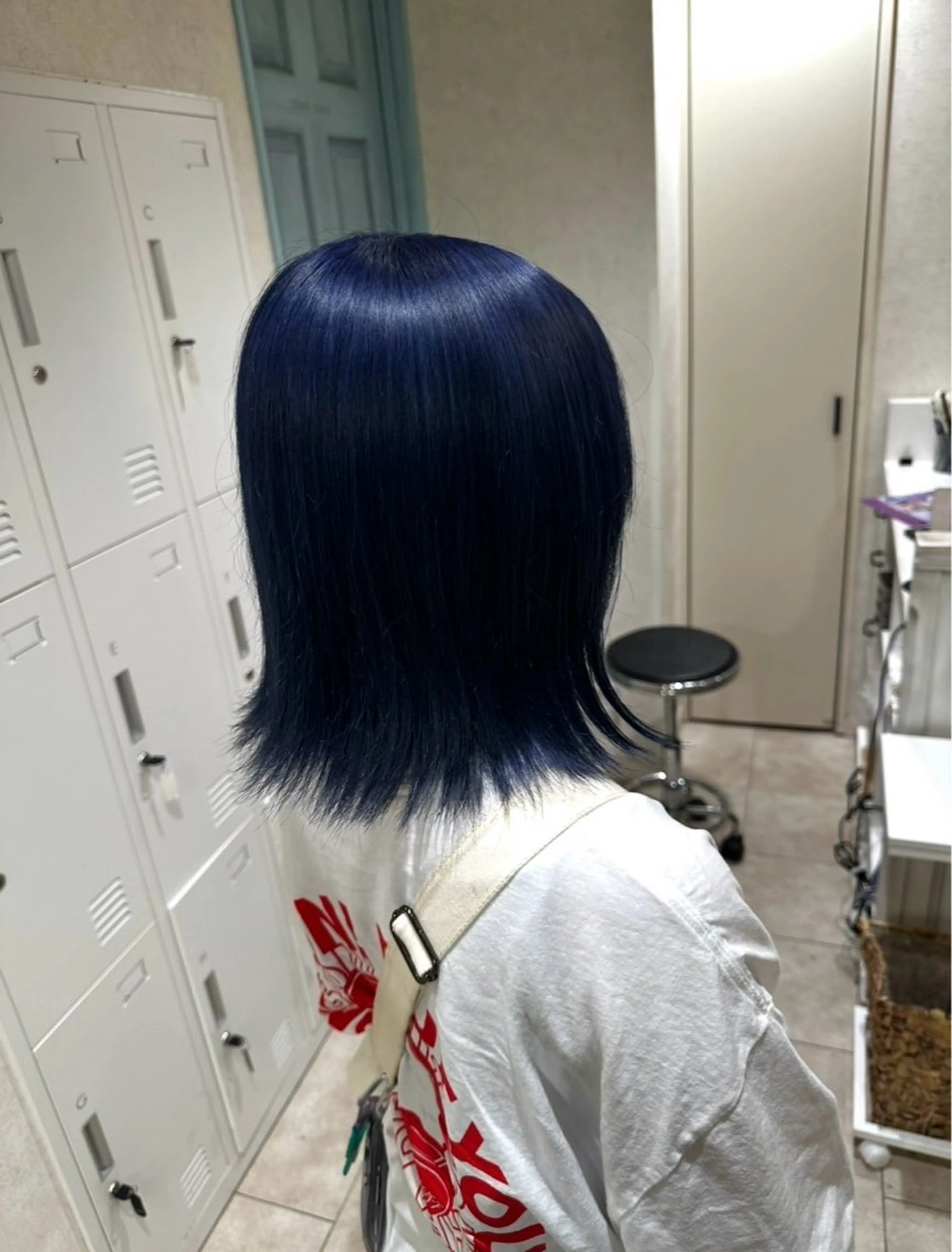 ミディアム ヘアカラー ハイトーン/艶髪/ スパ/下北沢もえかのヘアスタイル