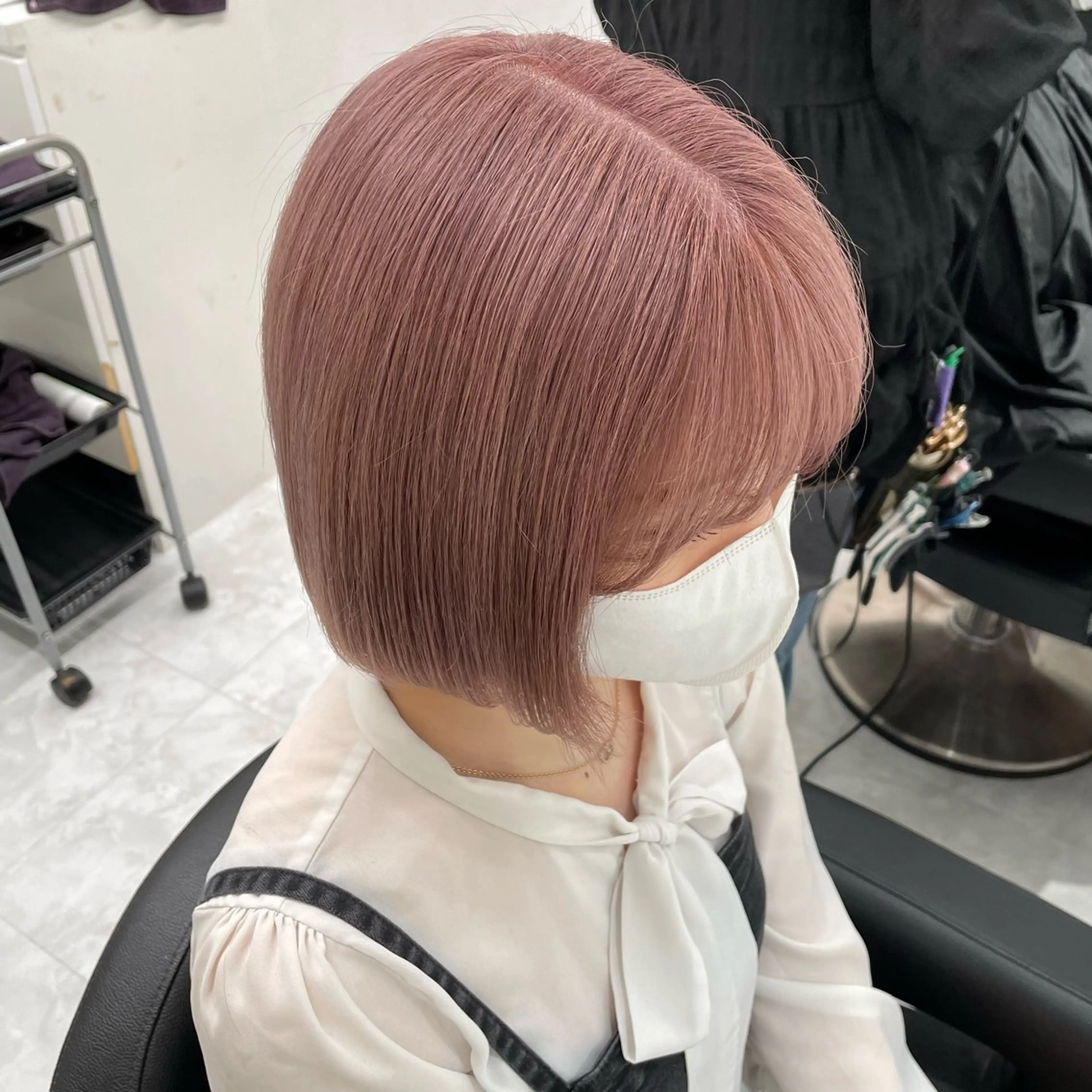 ロング カラー ヘアカラー トリートメント ヘアセット 似合わせハイトーン♡ みつきのヘアスタイル