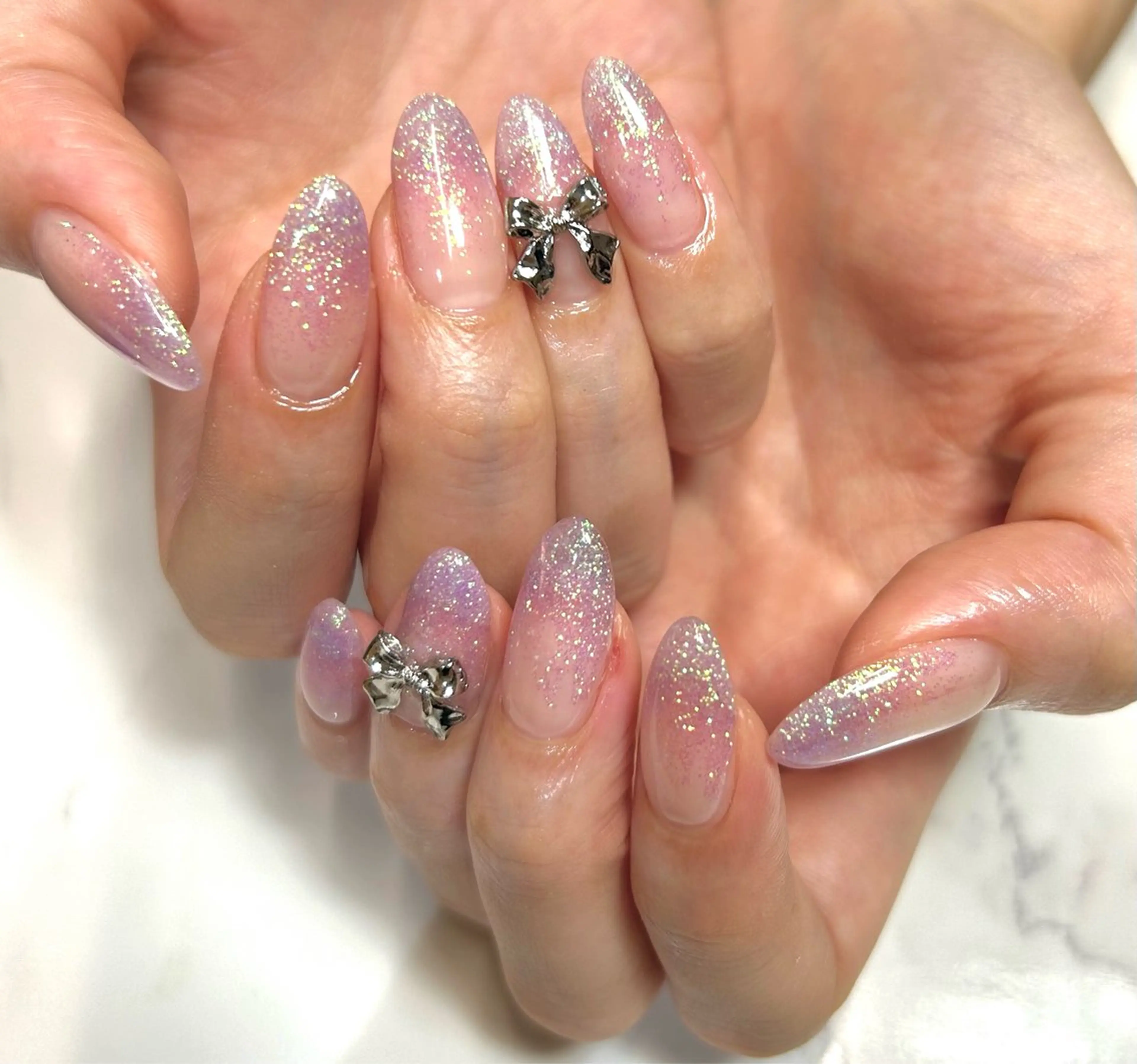 ネイル ストーンネイル ハンドネイル one nailsalonのネイルデザイン