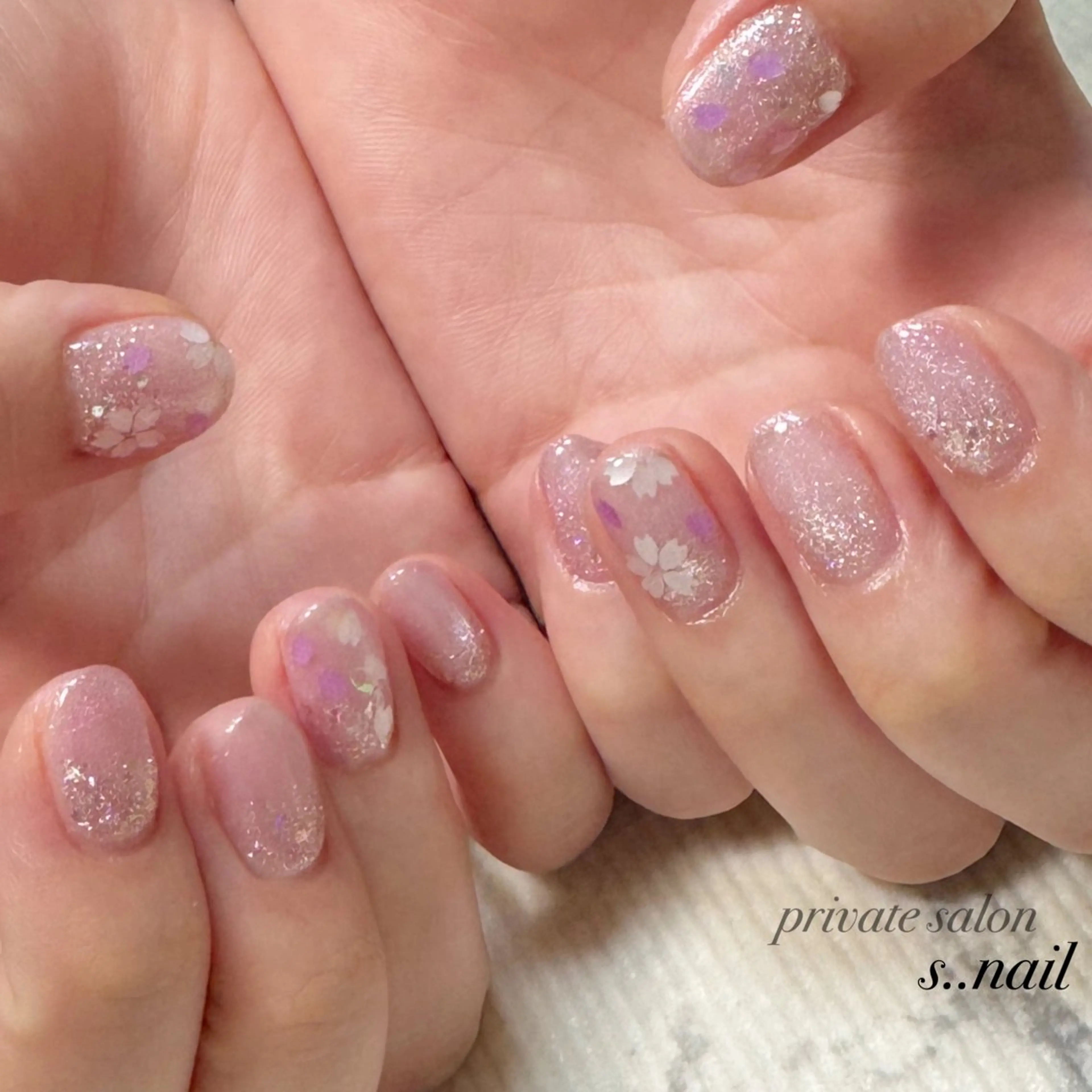 ネイル ラメ(グリッター) ハンドネイル フットネイル s..nail / MORITAのネイルデザイン