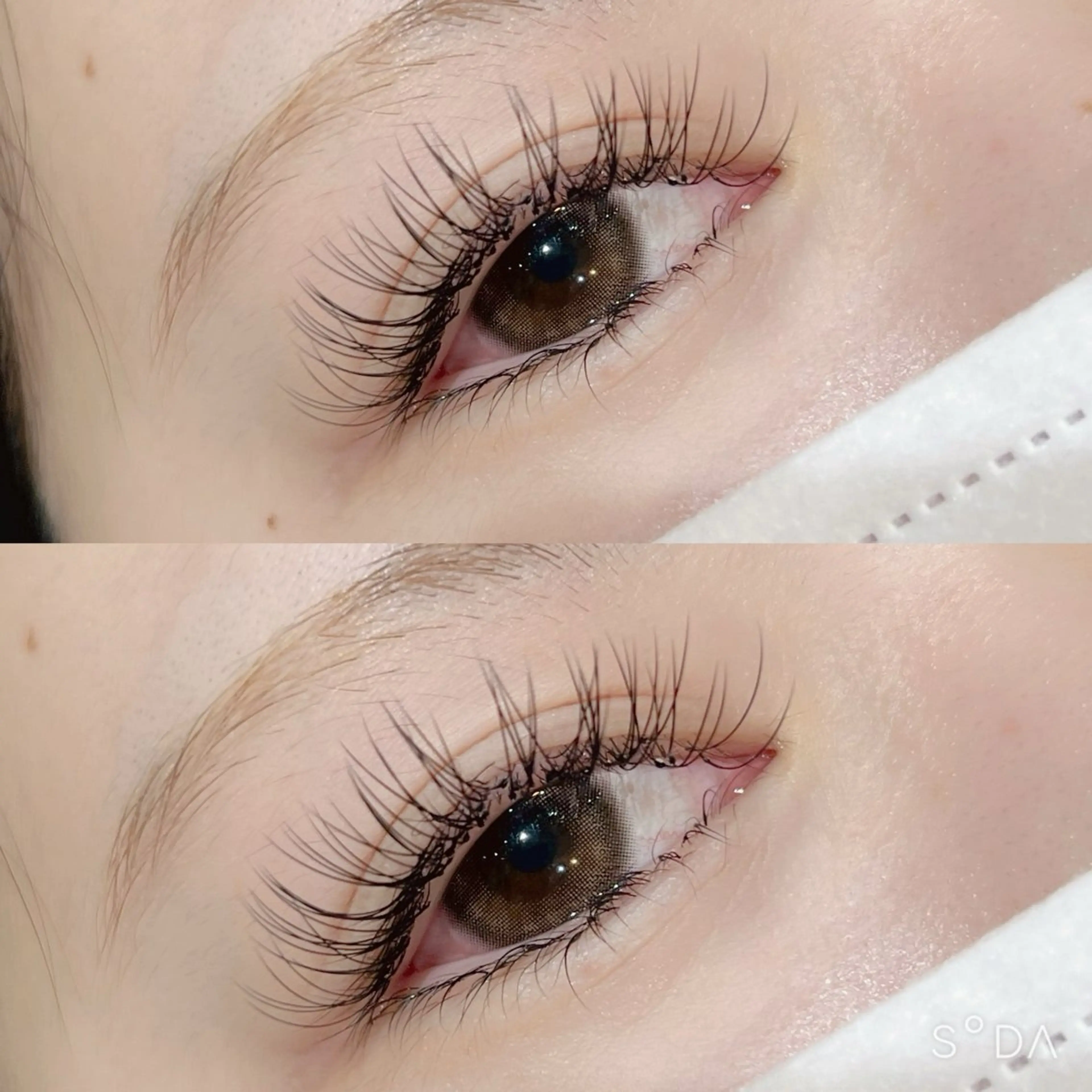 マツエク・マツパ フラットラッシュ EYELA 池袋 なかだ まゆのマツエク・マツパデザイン