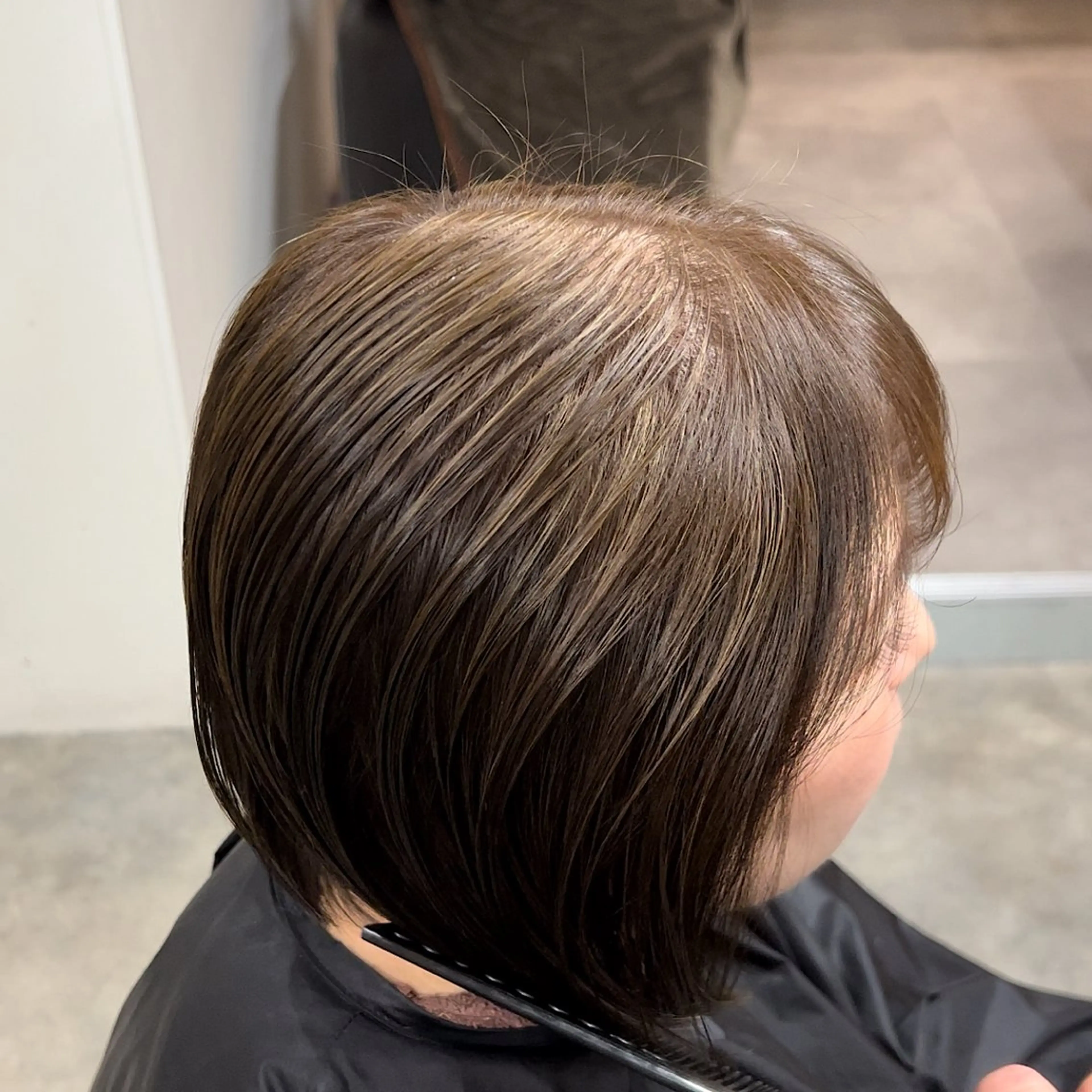 ミディアム カラー HAIR&MAKE.sia所属・心斎橋ボブ 好原良真のヘアスタイル