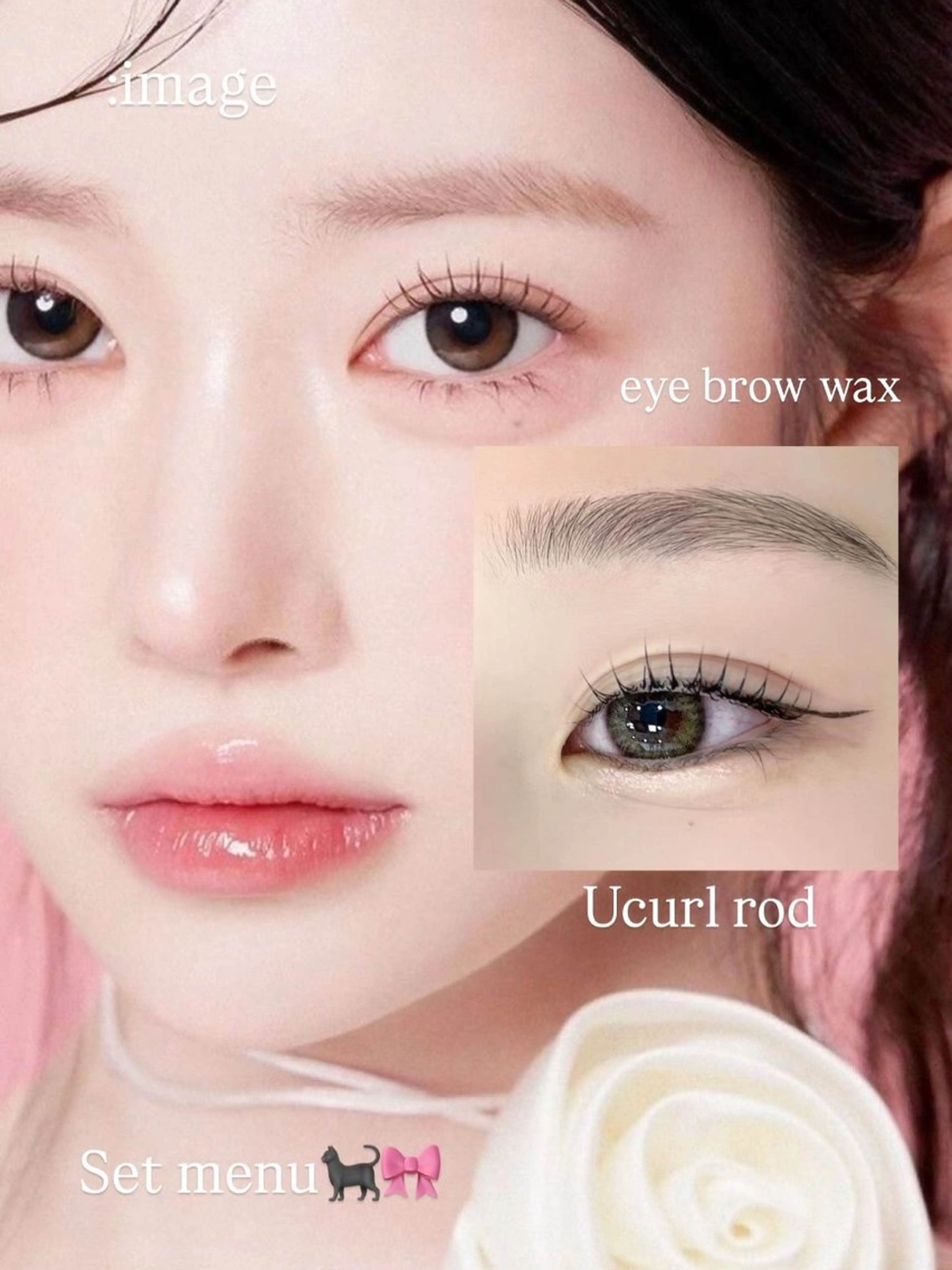 マツエク・マツパ フラットラッシュ パリジェンヌラッシュリフト まつげパーマ 一重×まつ毛パーマ マツパ mona 🎀韓国まつパ/眉毛のマツエク・マツパデザイン