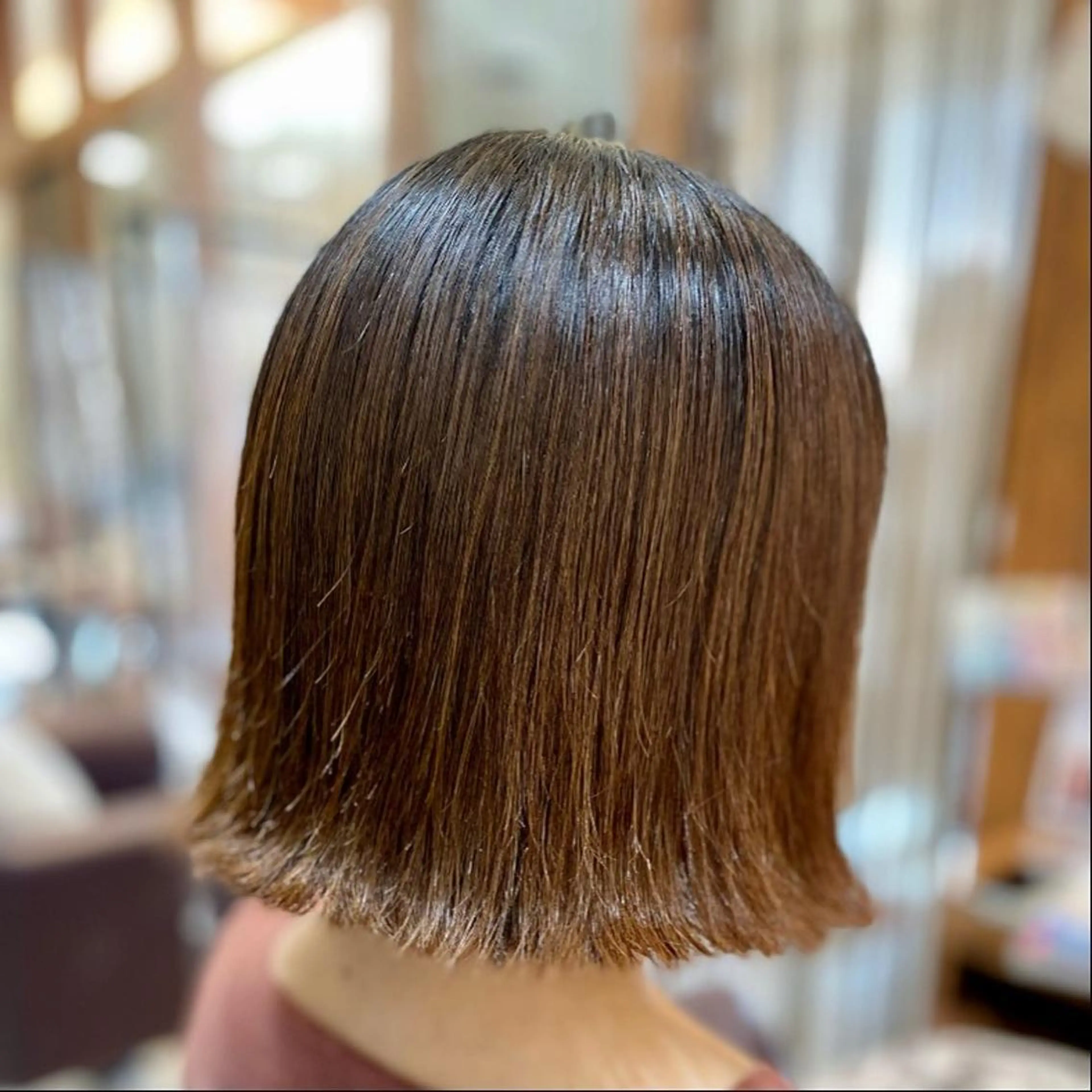 セミロング 加藤 実穂のヘアスタイル