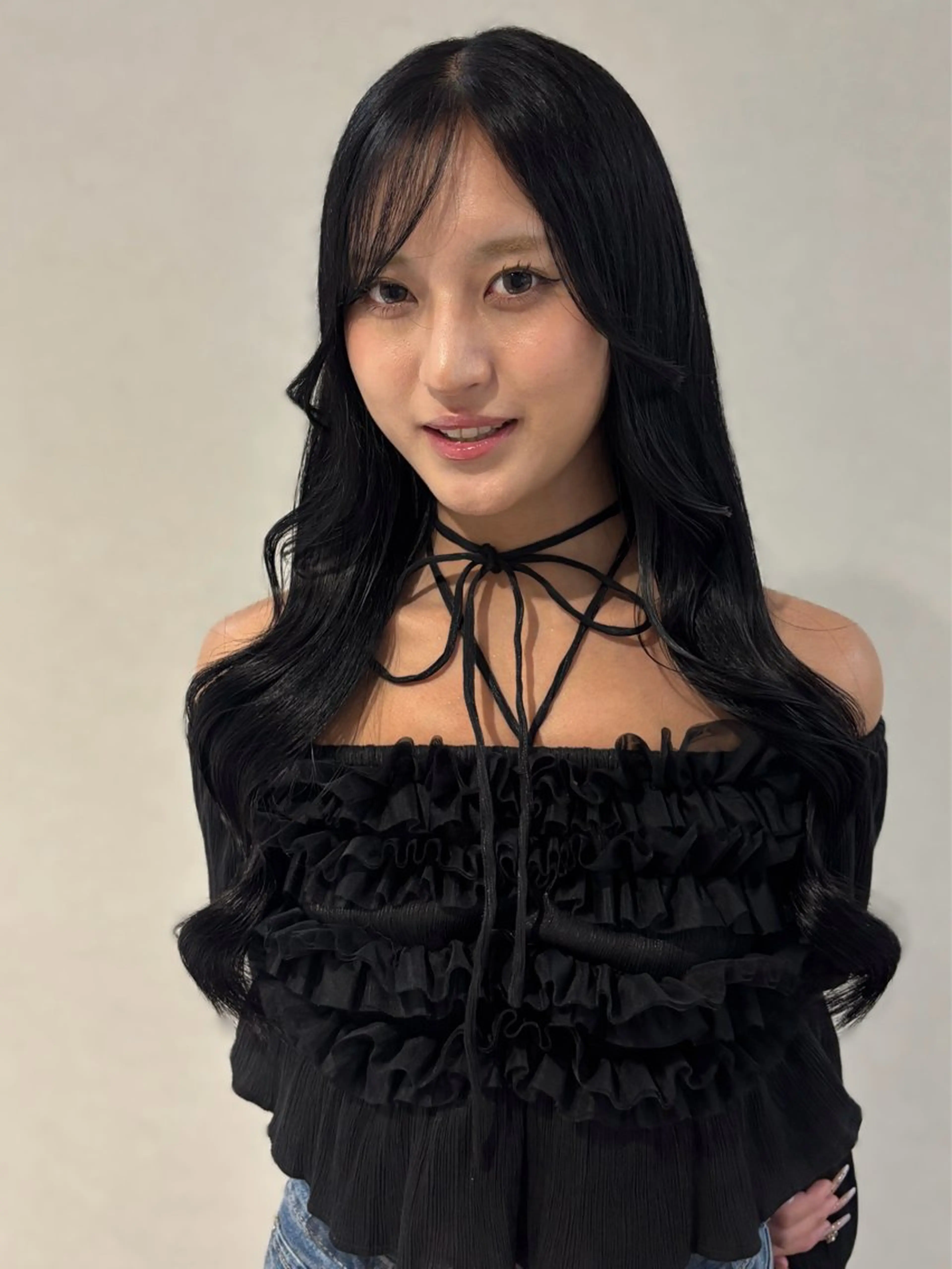 ロング カラー 顔周りカット カット ヘアカラー トリートメント CHAINON×FeM#所属・名駅/sHiHo/透 明感カラー✨🎀/のヘアスタイル