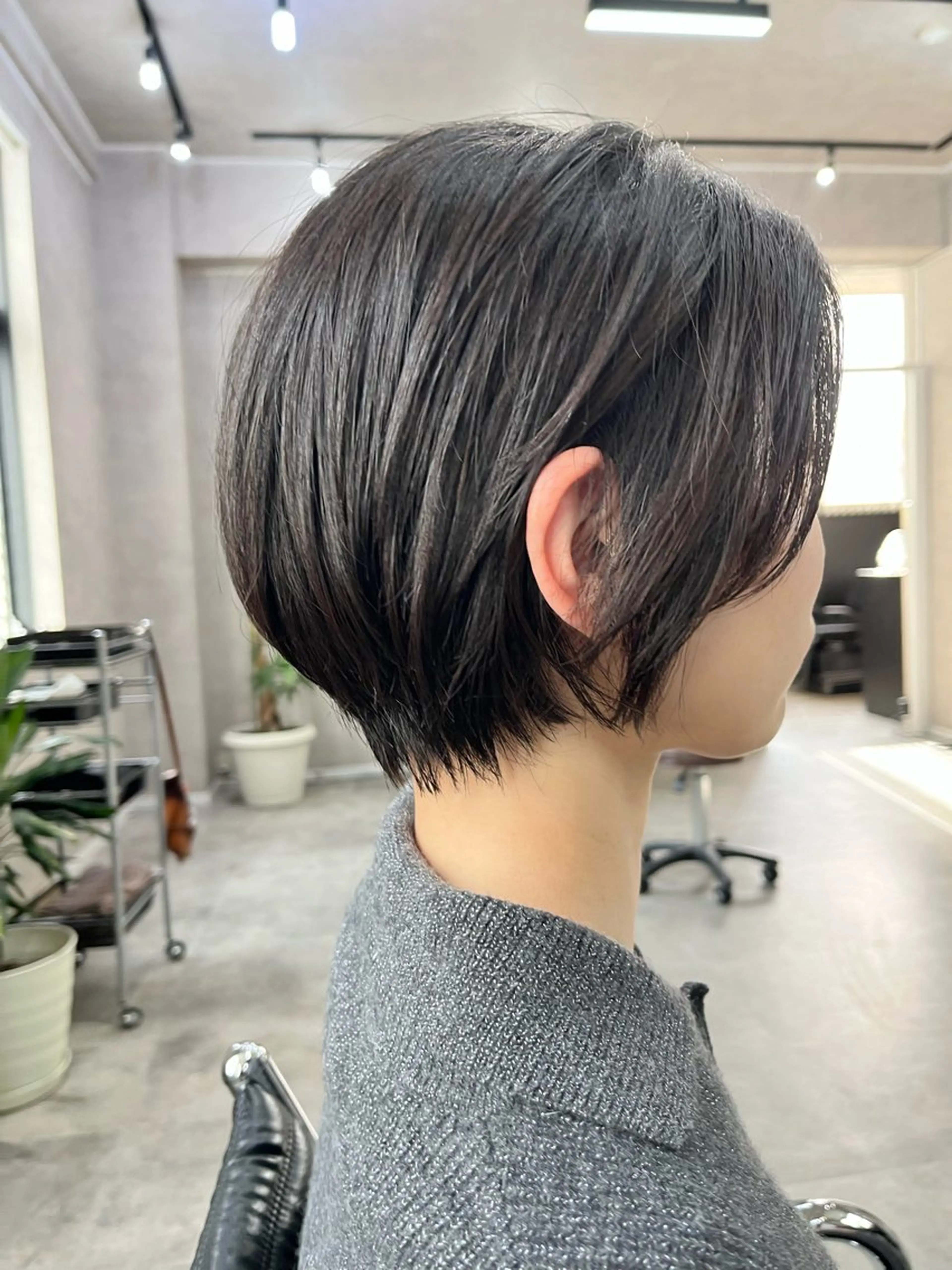 ショート ボブ×縮毛矯正 ryotaのヘアスタイル