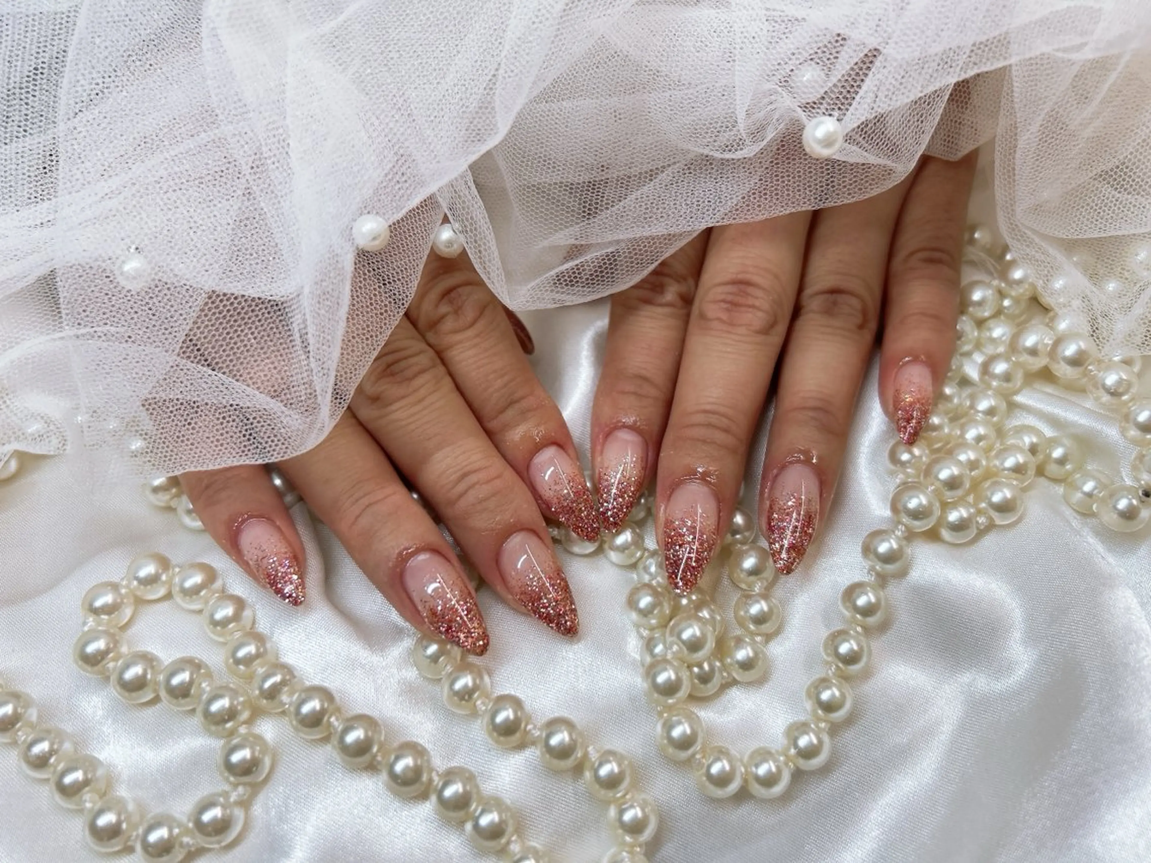 ロング ハンドネイル Nailsalon Angeのネイルデザイン