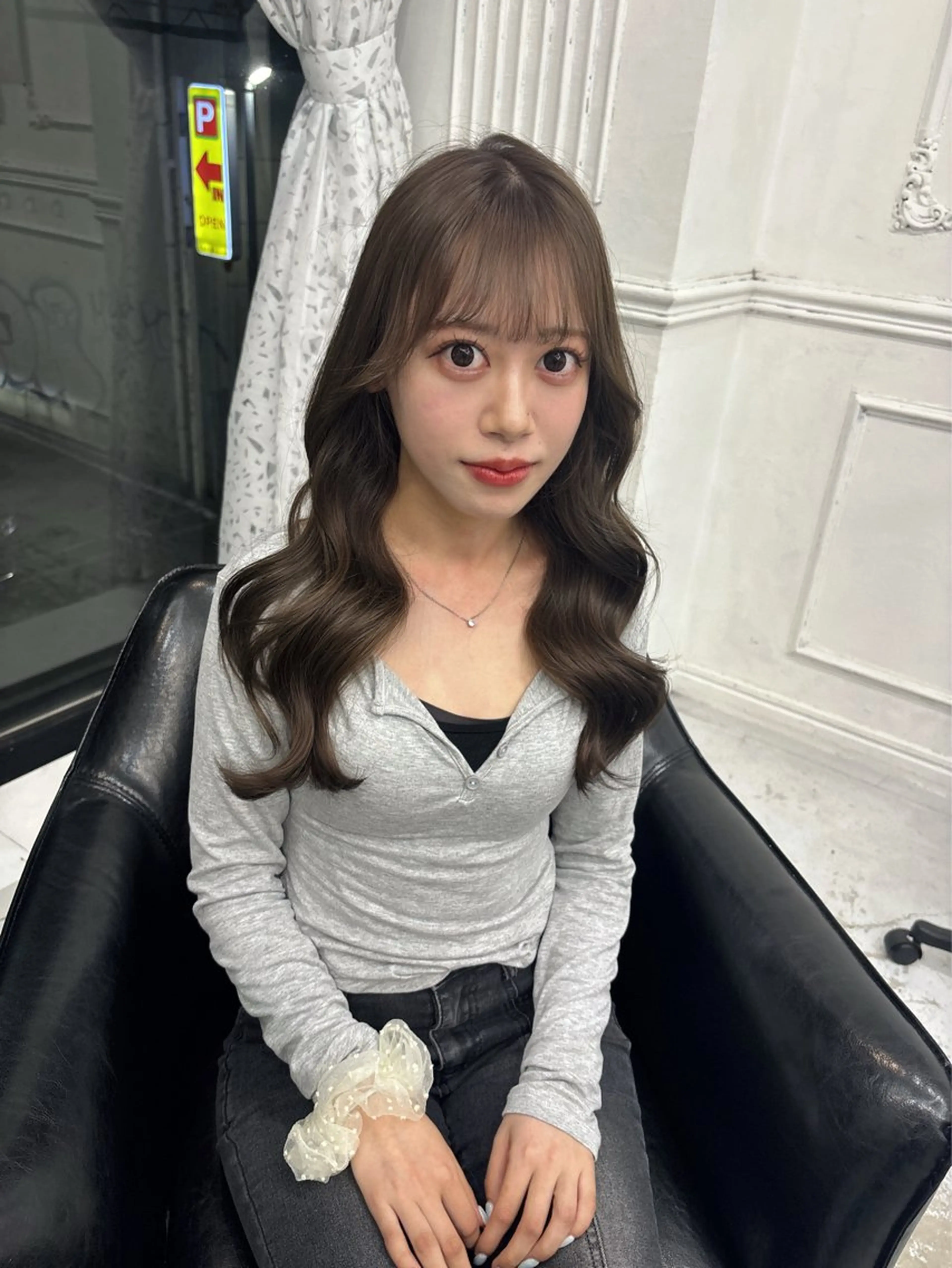 カラー ブリーチ ヘアカラー MaisonHALU 松浦光咲のヘアスタイル