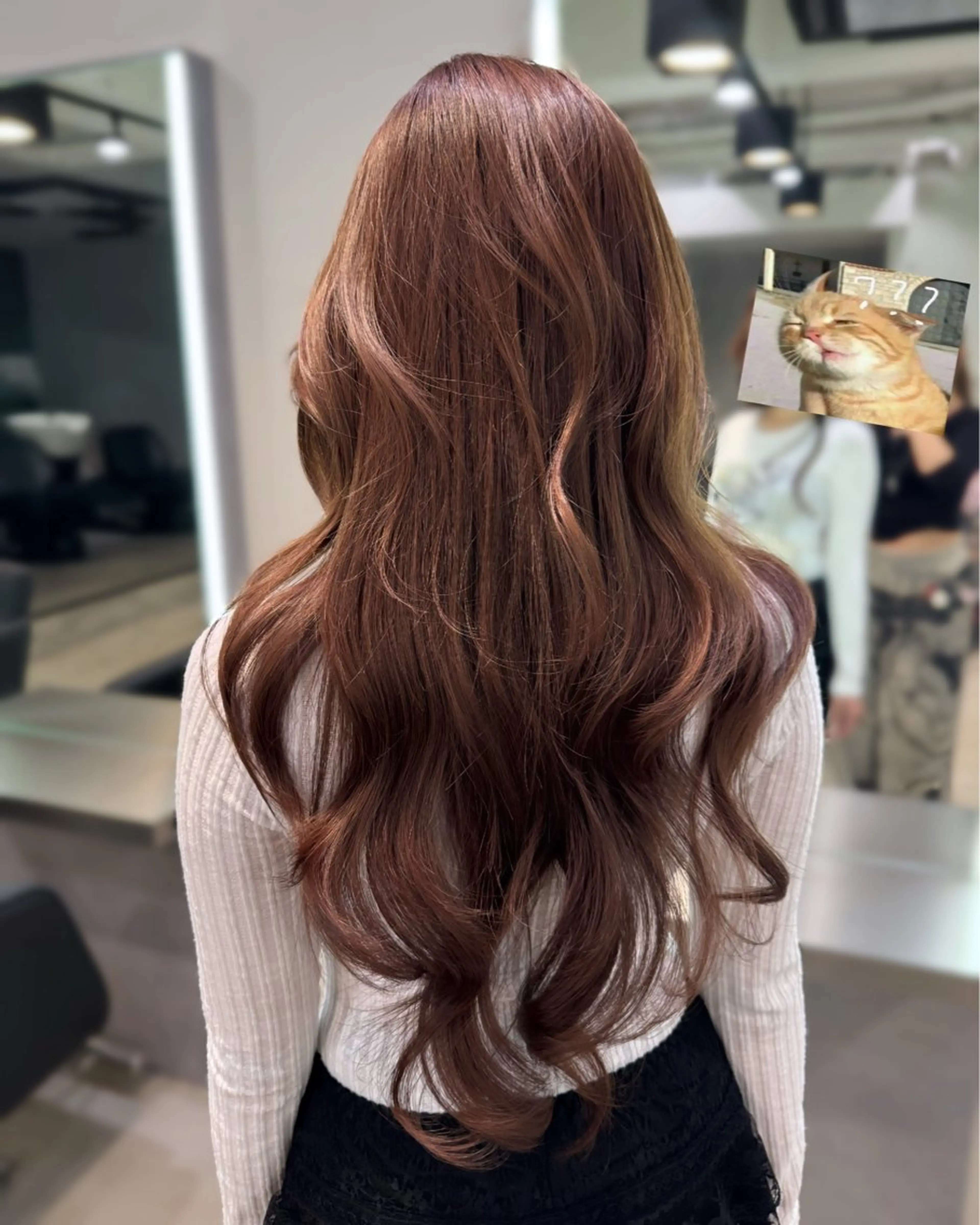 ロング カラー 艶カラー♡クール トレンドヘア♡アユミのヘアスタイル