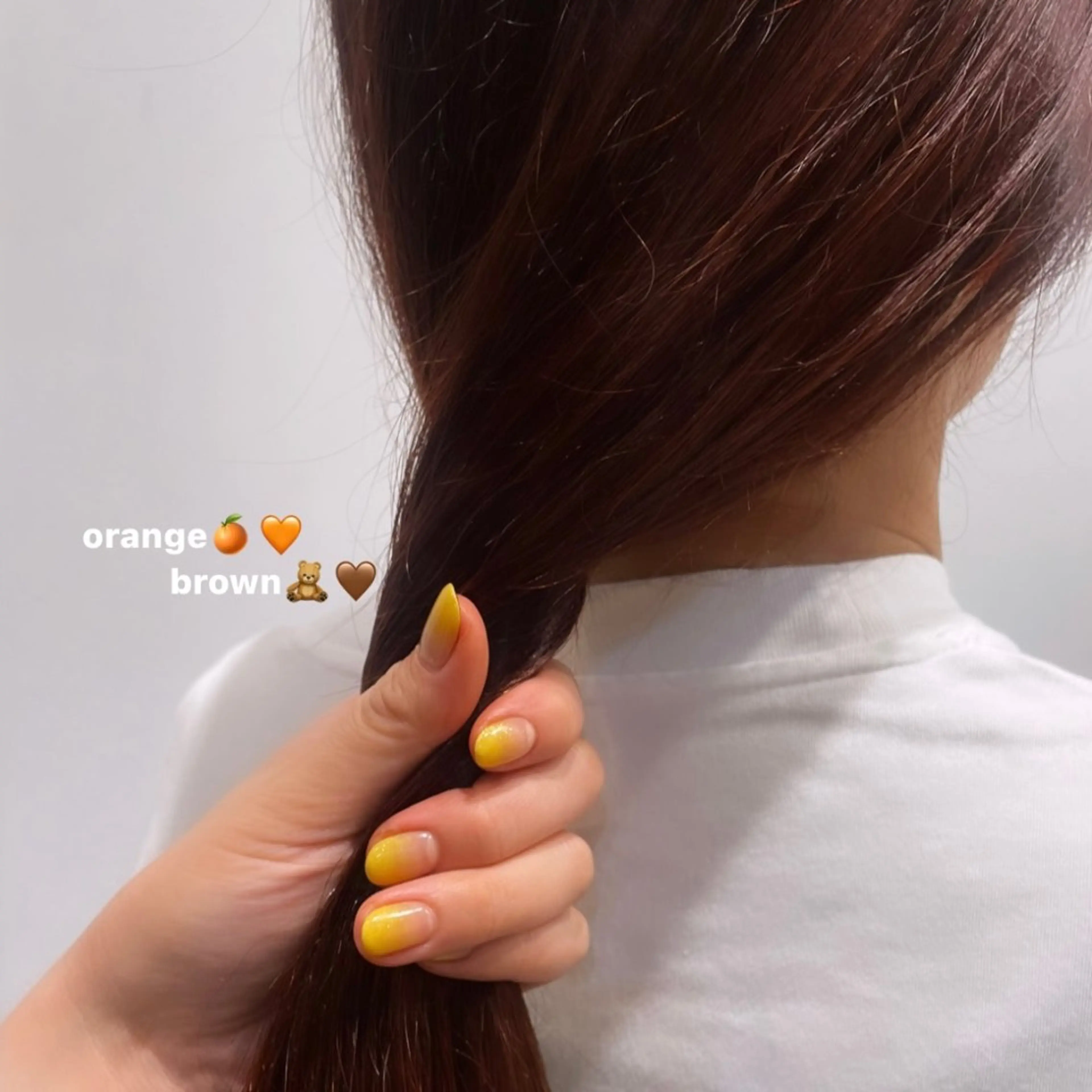 カラー ヘアカラー いまかわ ゆなのヘアスタイル