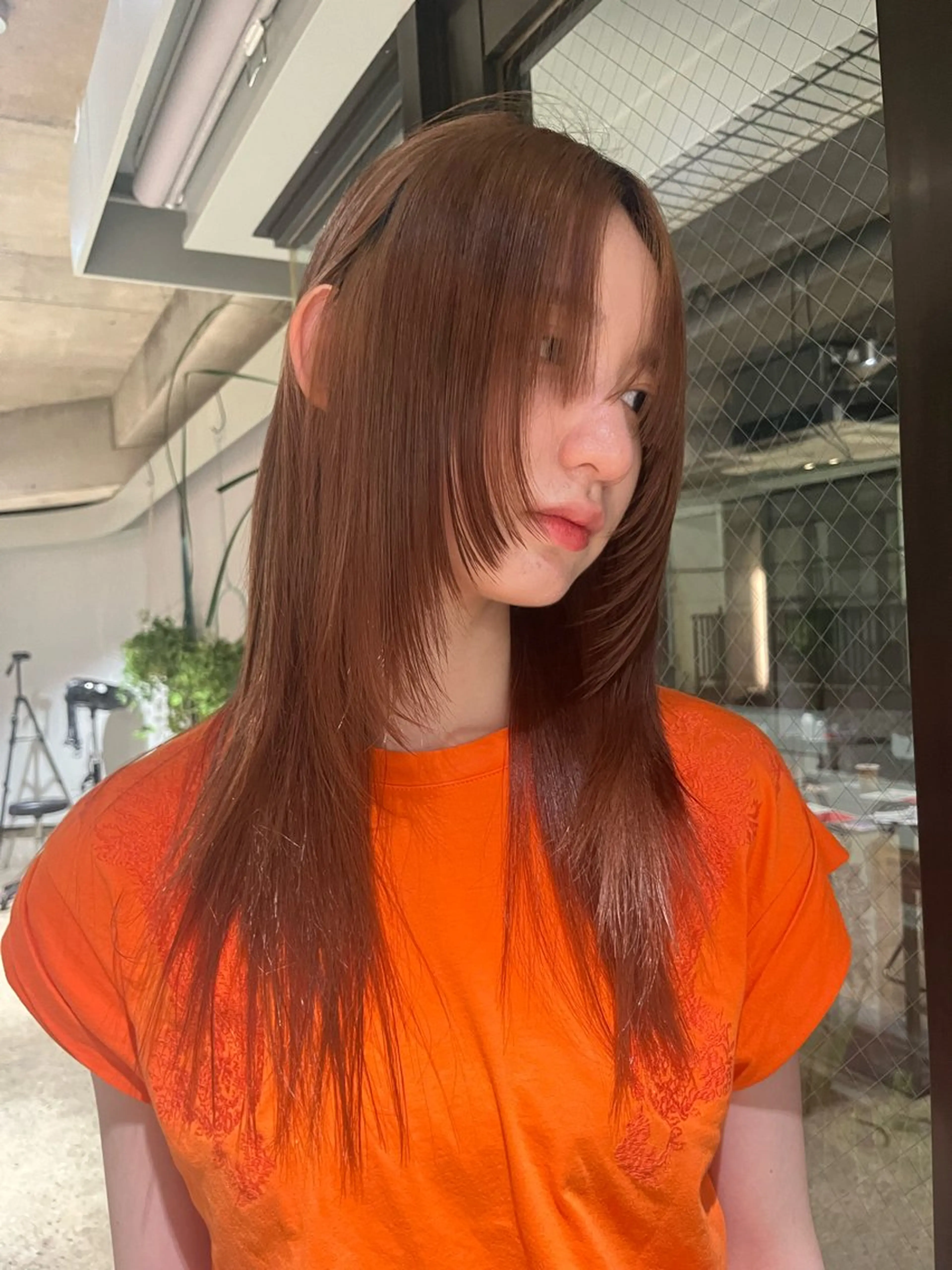 ロング 愛瑠奈 erunaのヘアスタイル