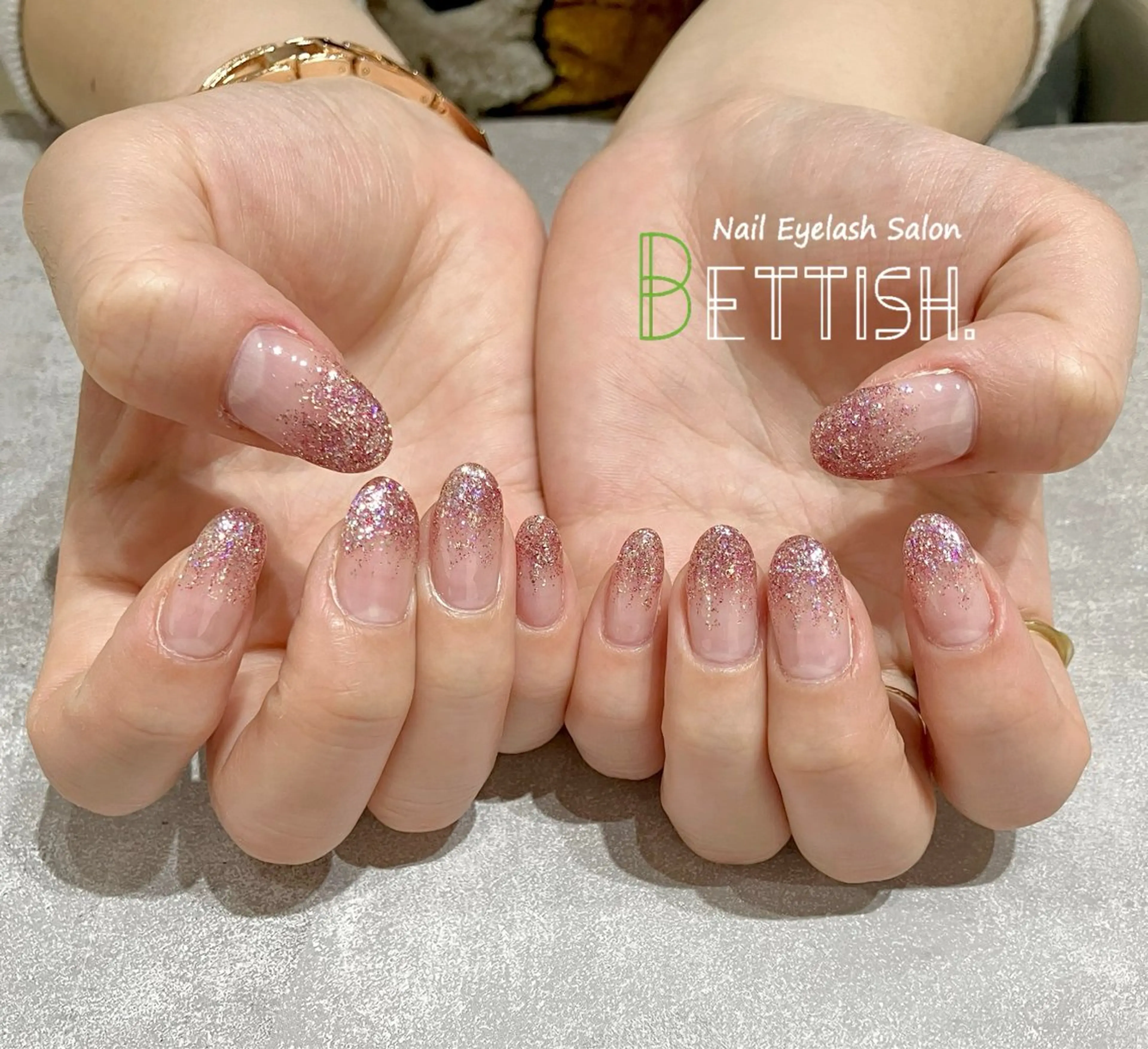 ネイル ラメ(グリッター) ラメグラデーション ハンドネイル BETTISH. KUMIKO☺︎︎のネイルデザイン